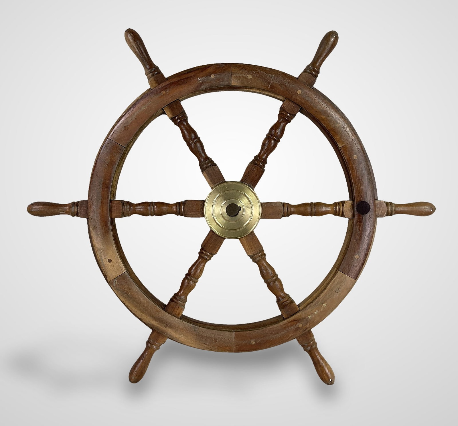 Nautical Wood Ship Wheel - 5