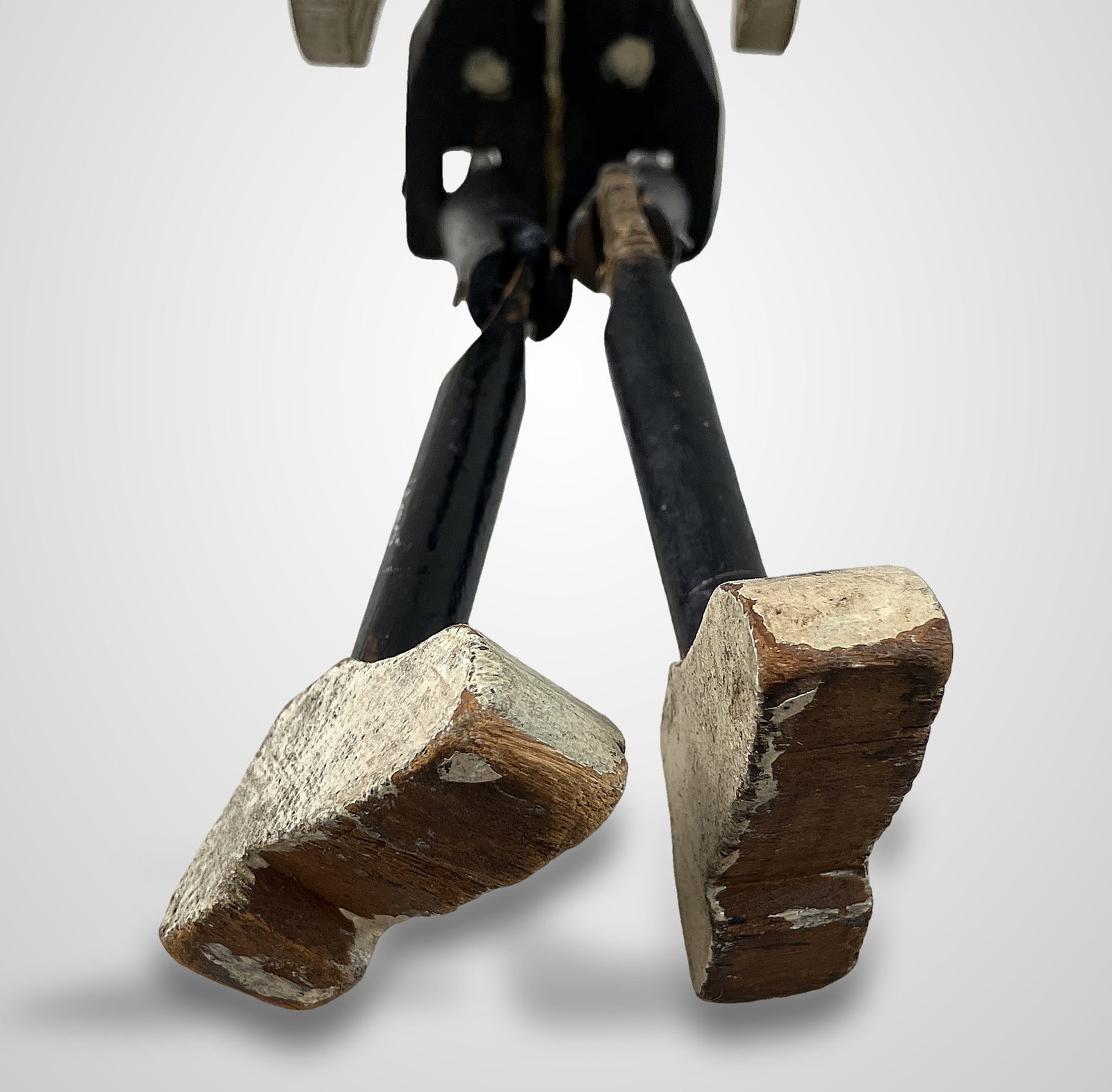 Black Americana Polychromed Wood Puppet - 3