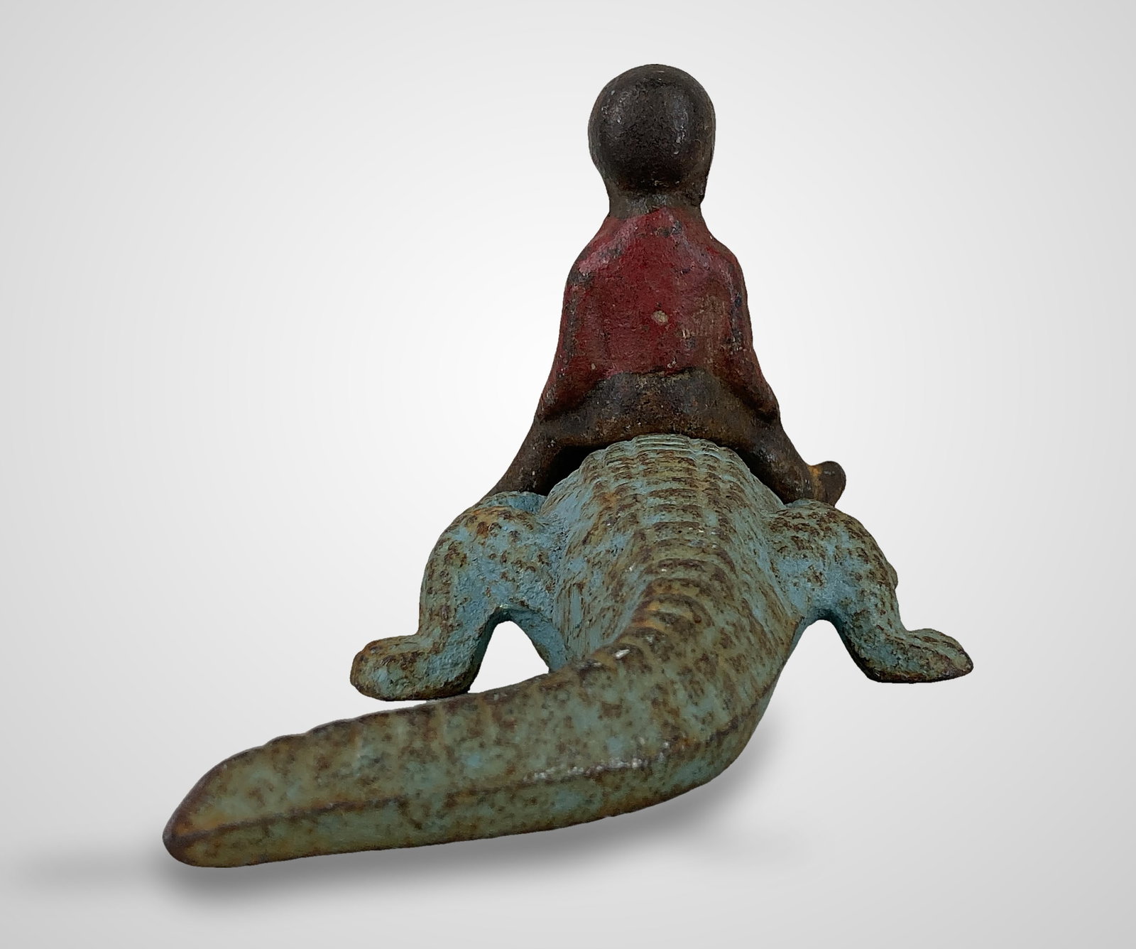 Black Americana Cast Iron Doorstop - 5