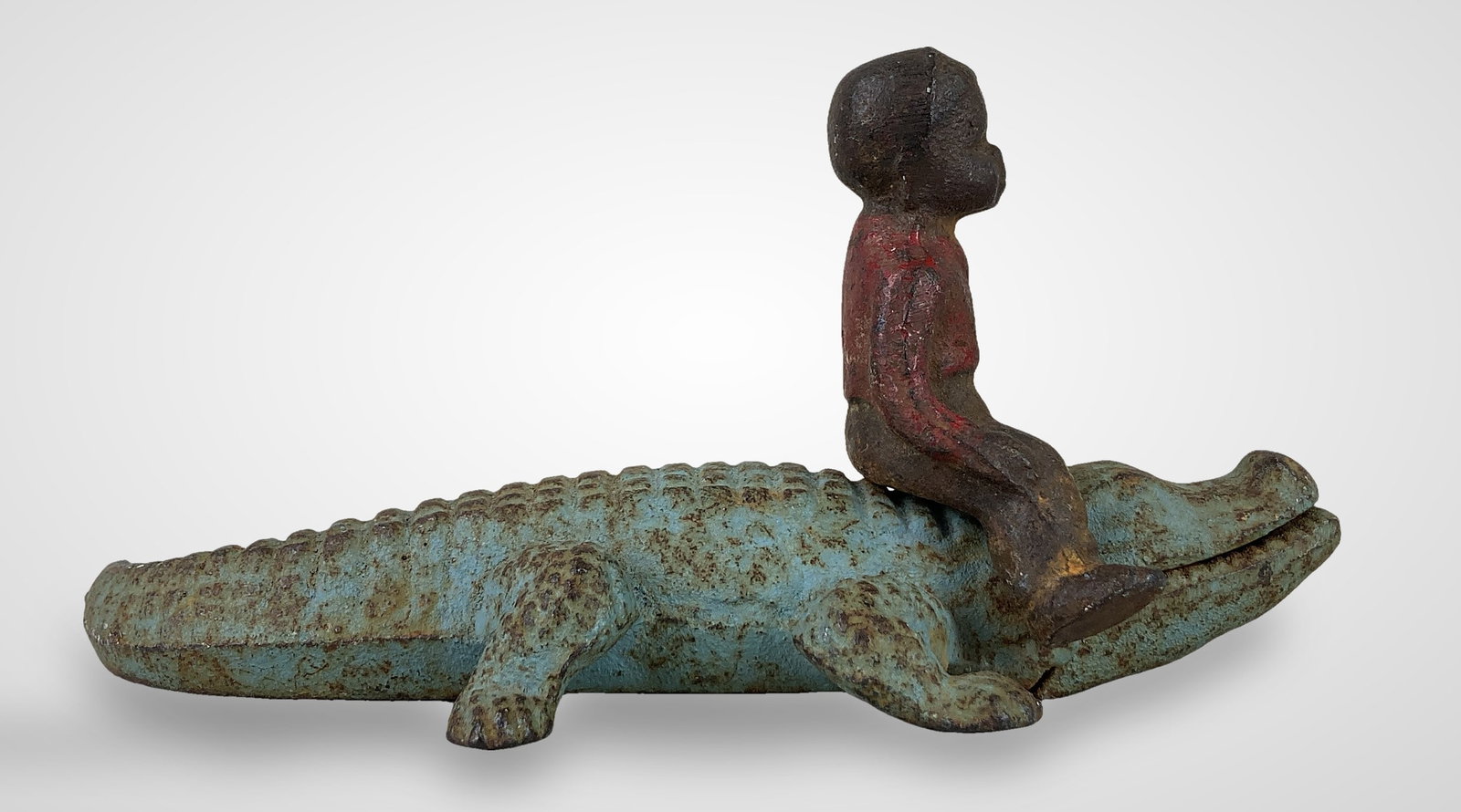 Black Americana Cast Iron Doorstop - 7