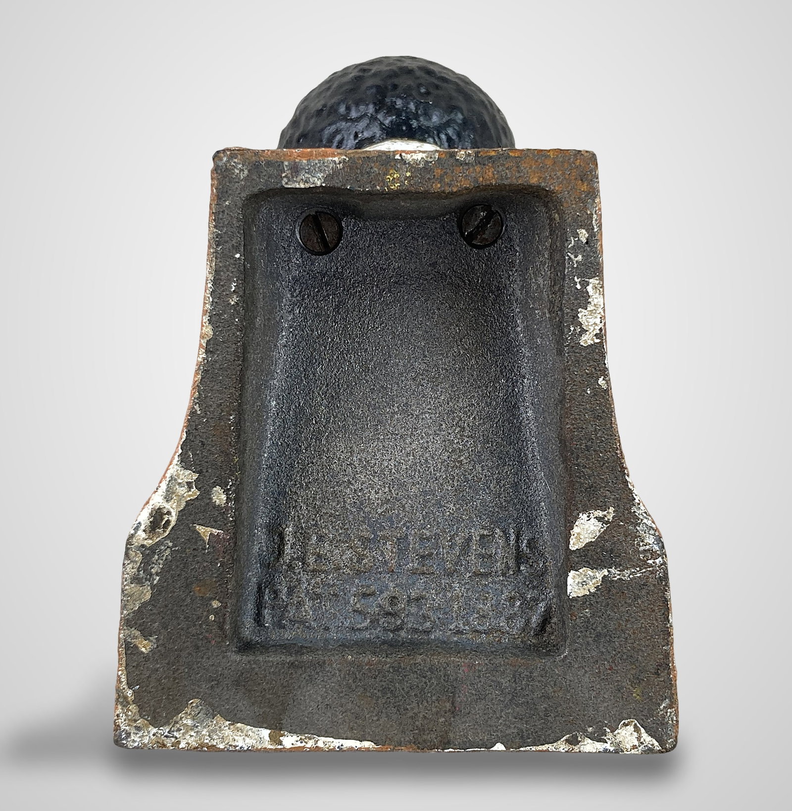 J.E. Stevens Black Americana Mechanical Still Bank - 7