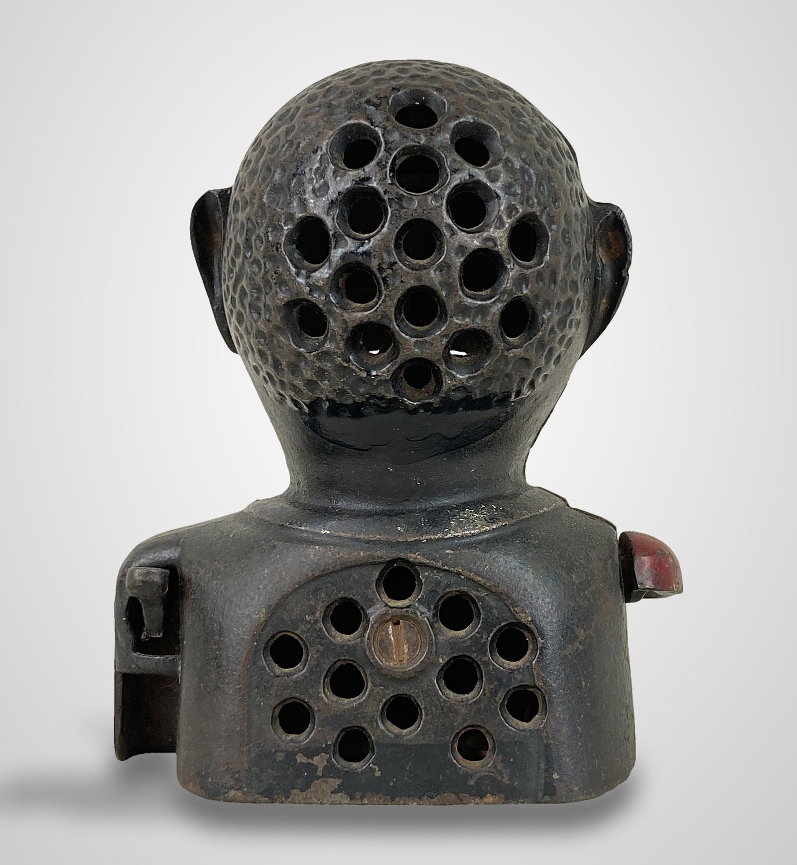 Black Americana Jolly Boy Mechanical Bank - 3