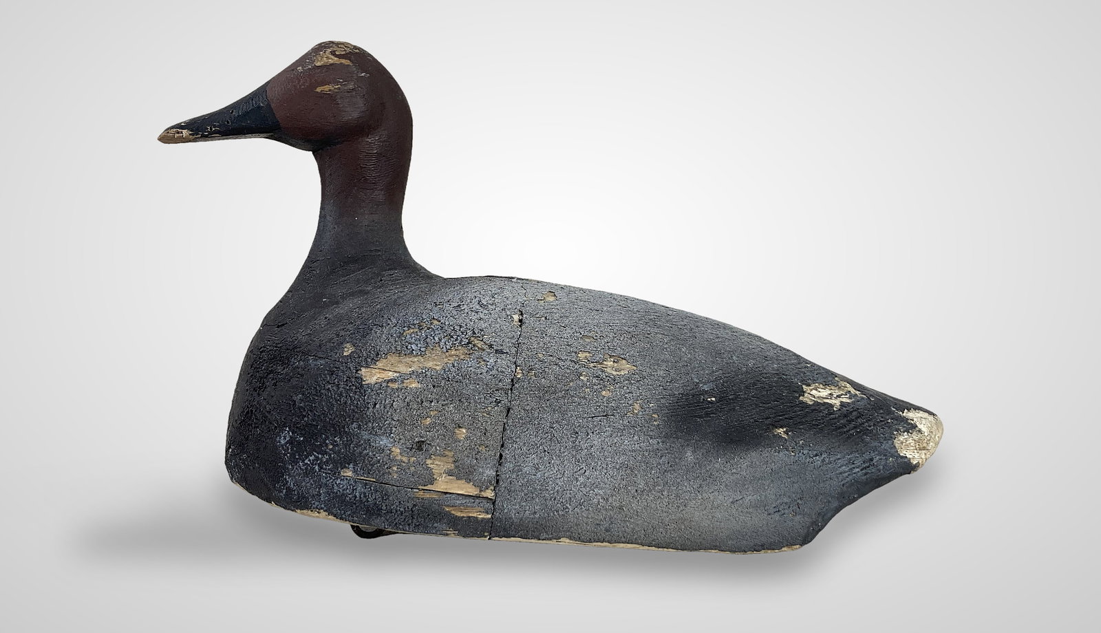 Carved Canvasback Drake Duck Decoy - 5