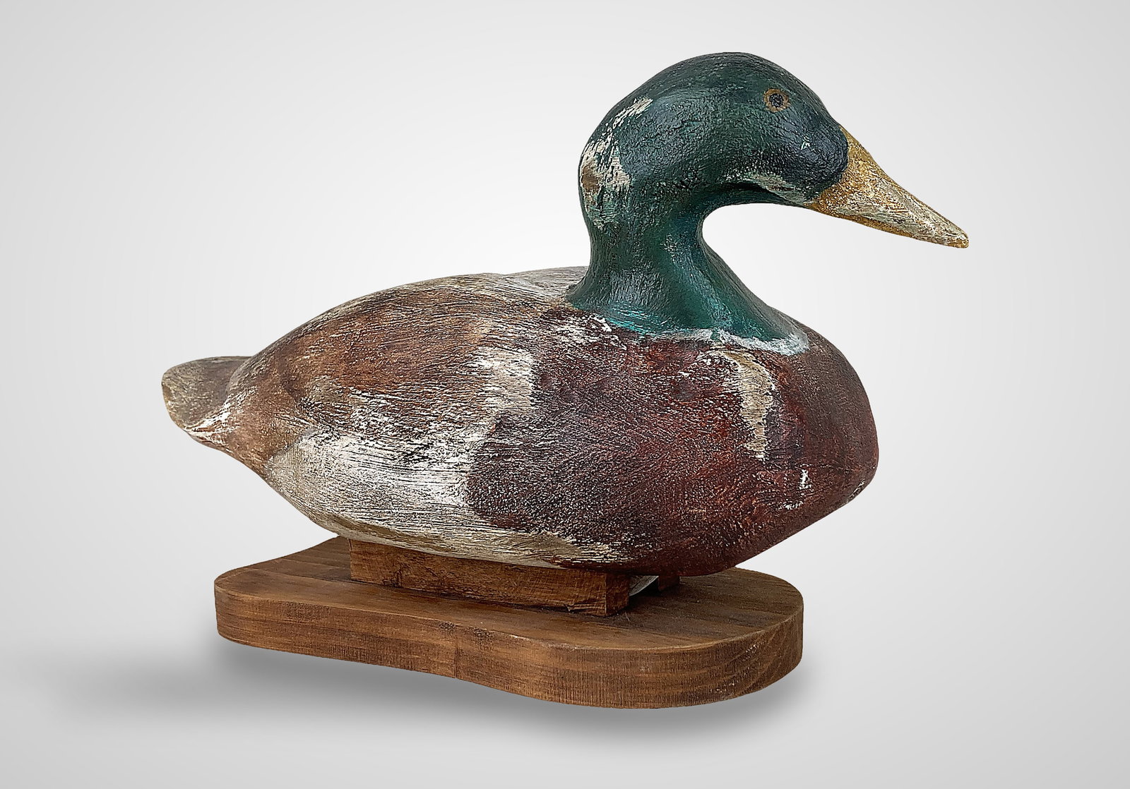 Signed Mallard Duck Decoy (1 of 9)