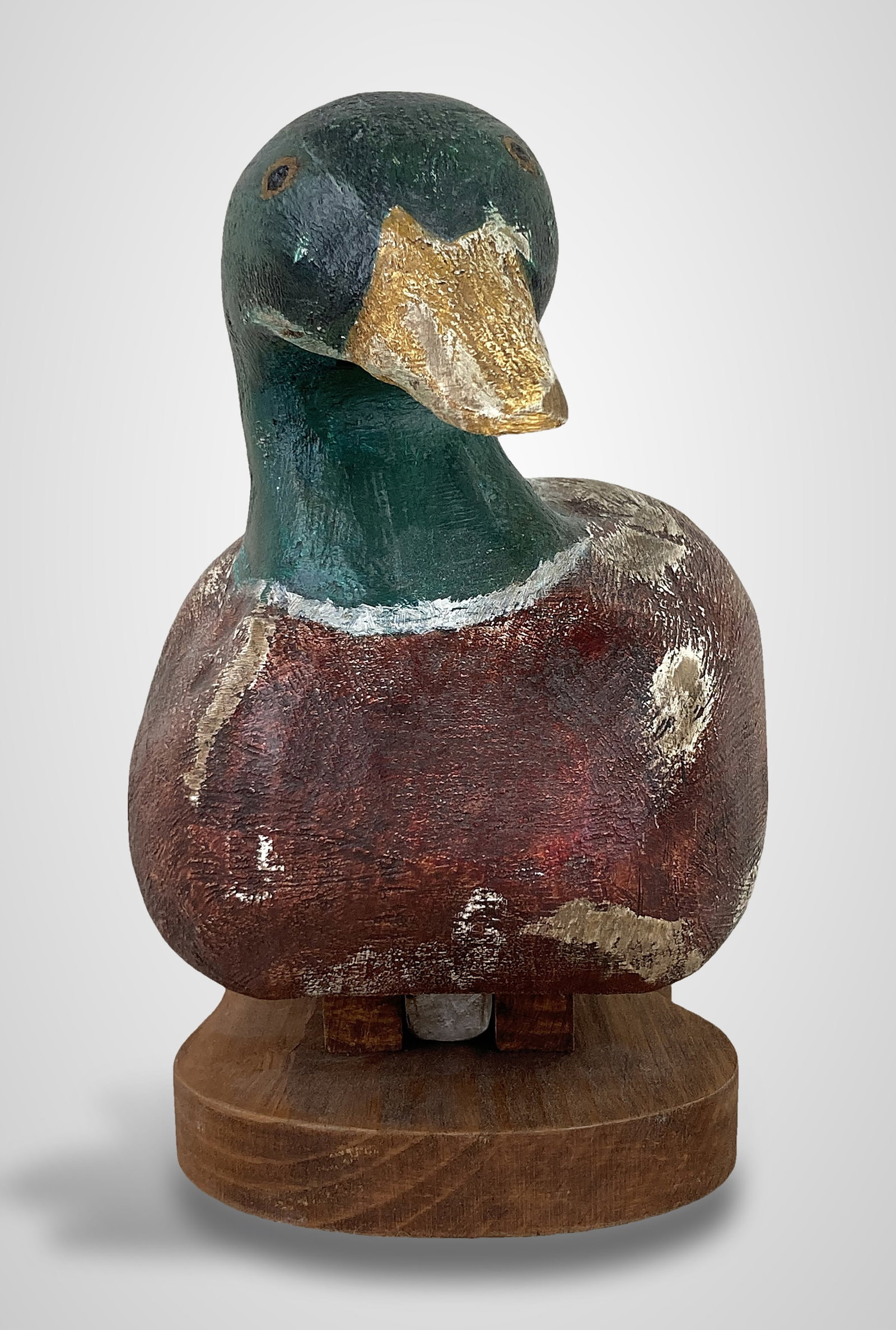Signed Mallard Duck Decoy - 2