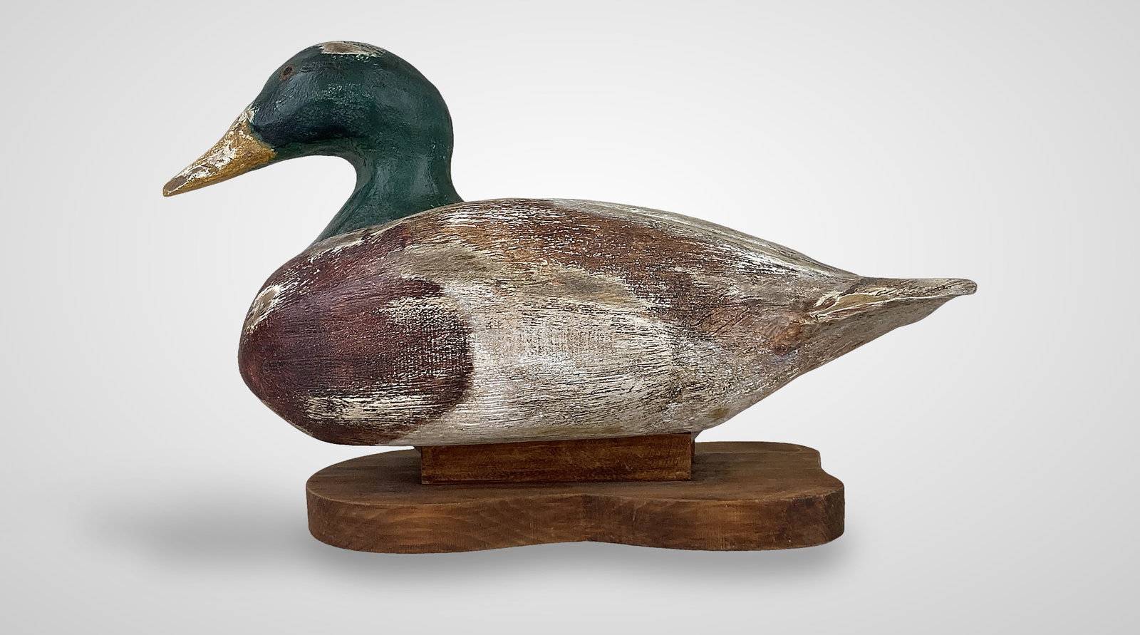 Signed Mallard Duck Decoy - 3