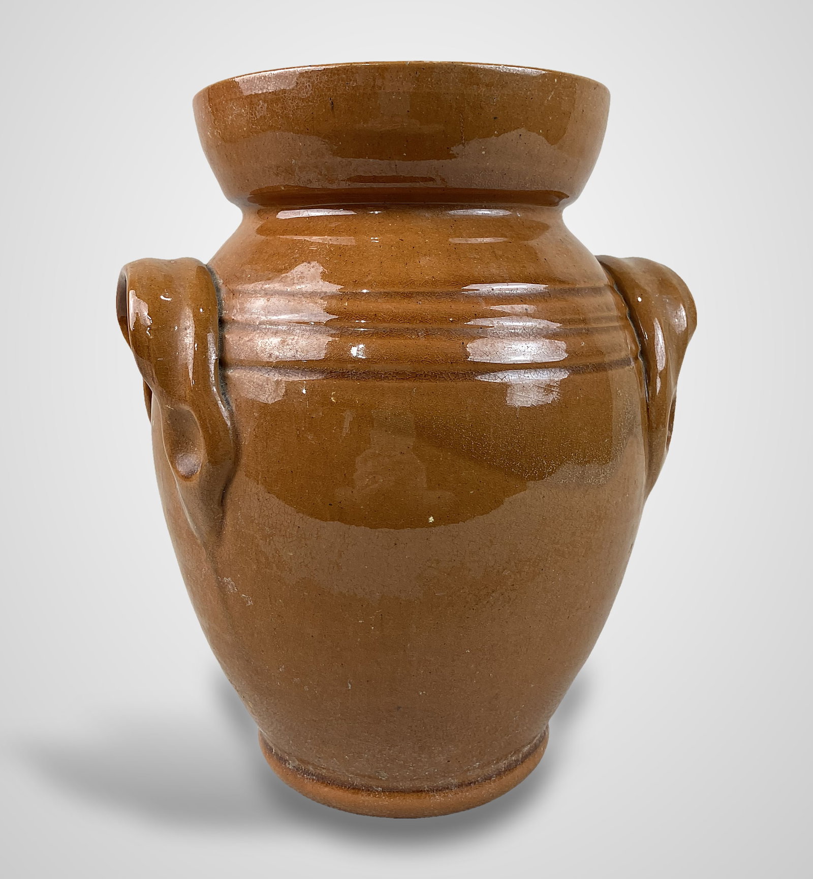 Glazed Studio Pottery Bean Pot - 2