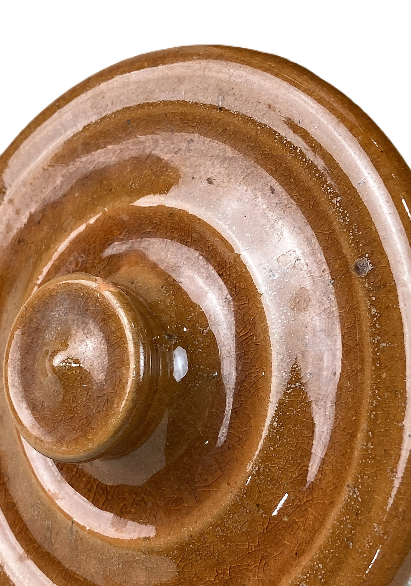 Glazed Studio Pottery Bean Pot - 5