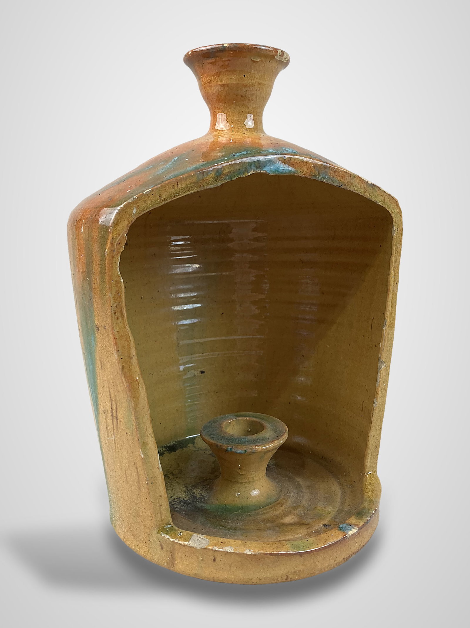North Carolina Studio Pottery Jug Lantern - 2