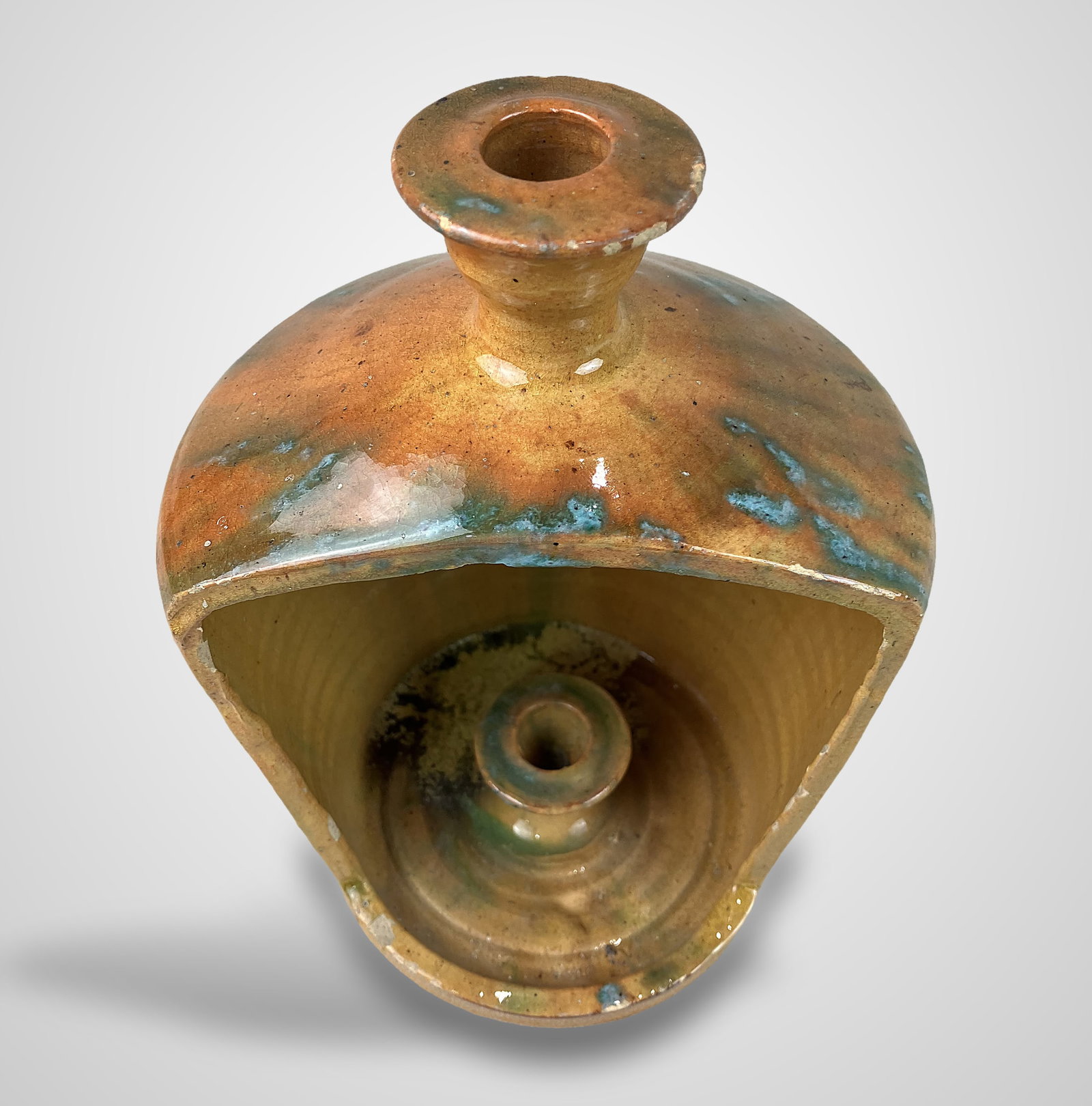 North Carolina Studio Pottery Jug Lantern - 4