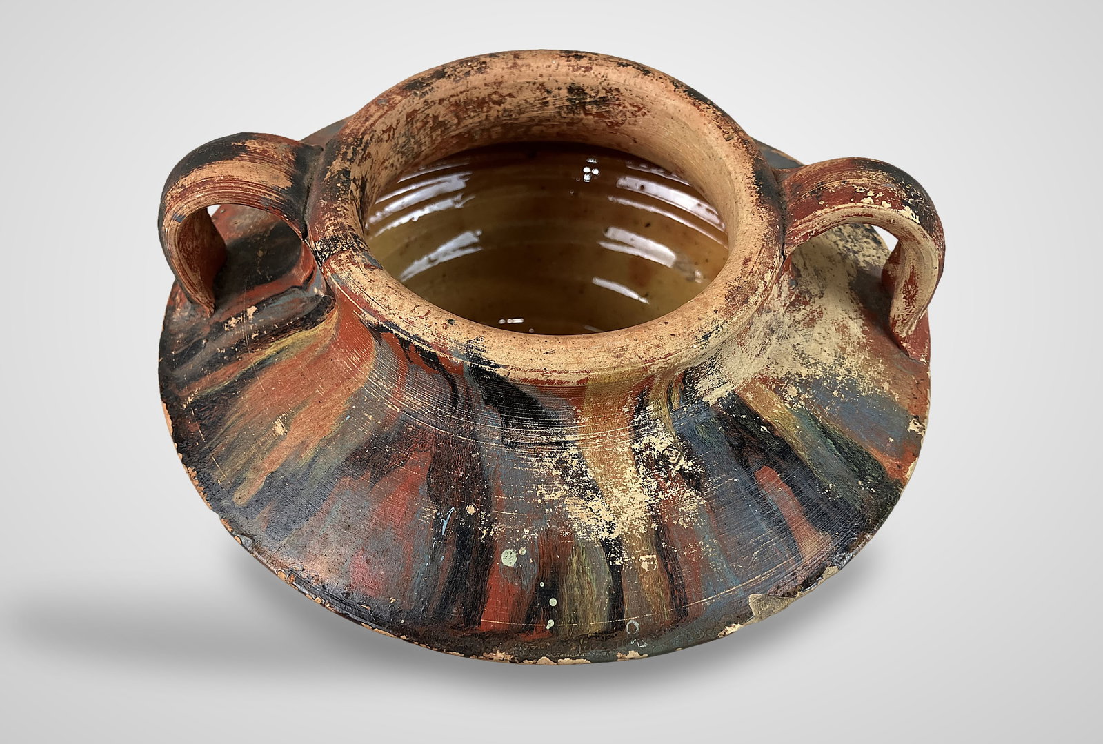 Earthenware Drip Glaze Vase - 3