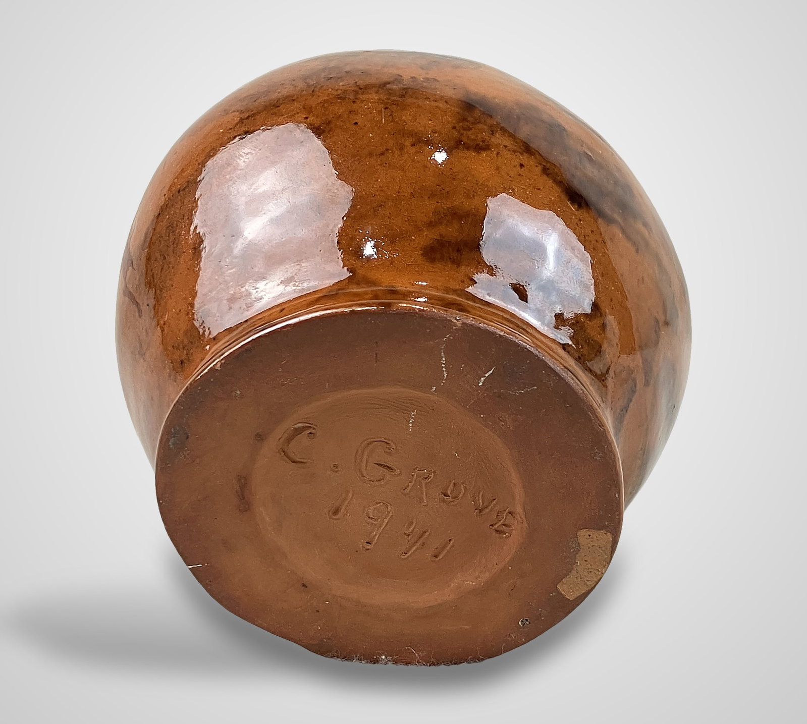 Studio Pottery Redware Cup - 8