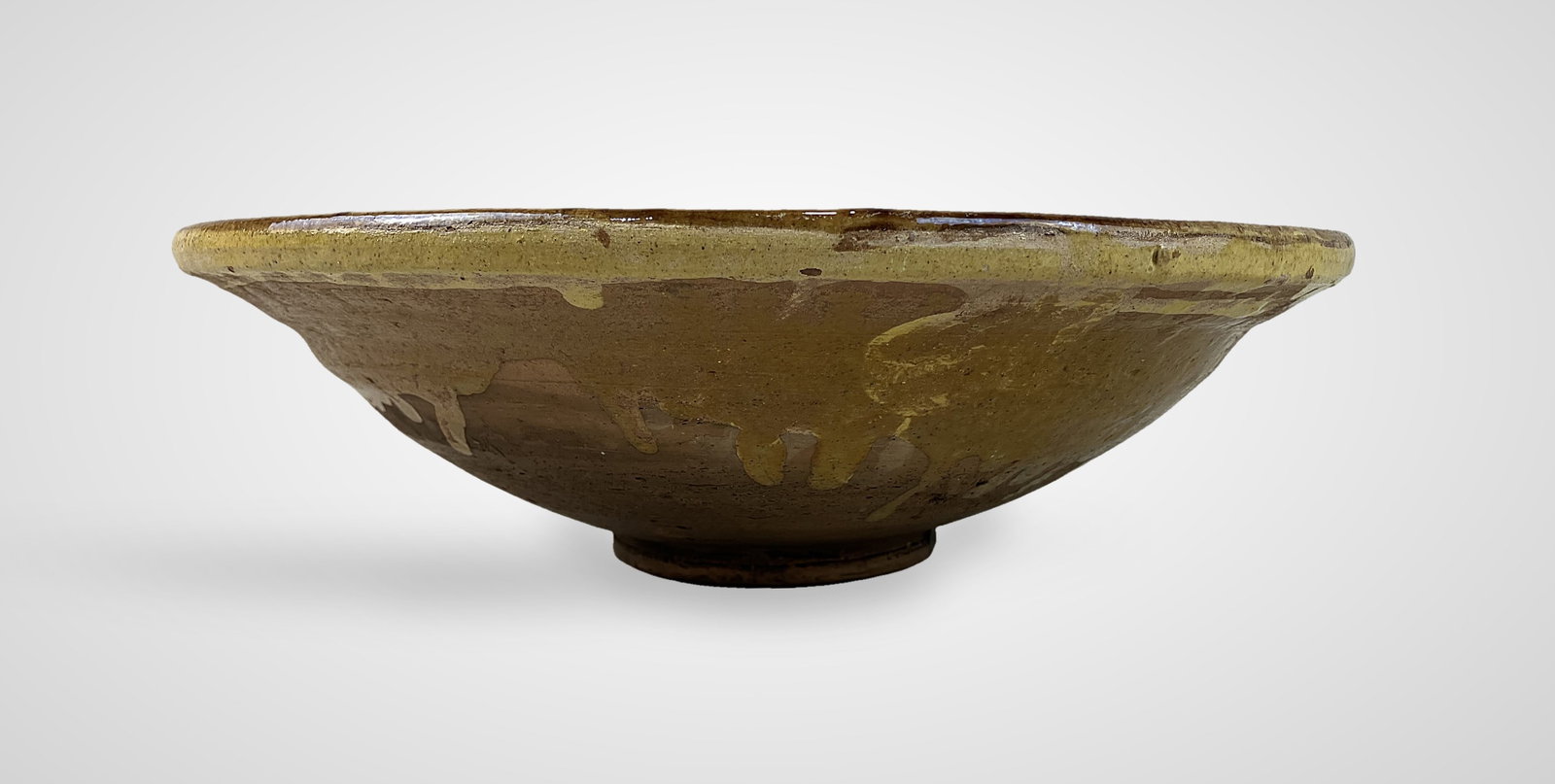 Early American Slip Decorated Bowl - 5