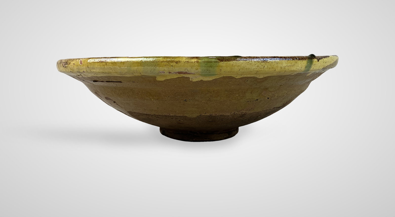 Early American Slip Decorated Bowl - 7