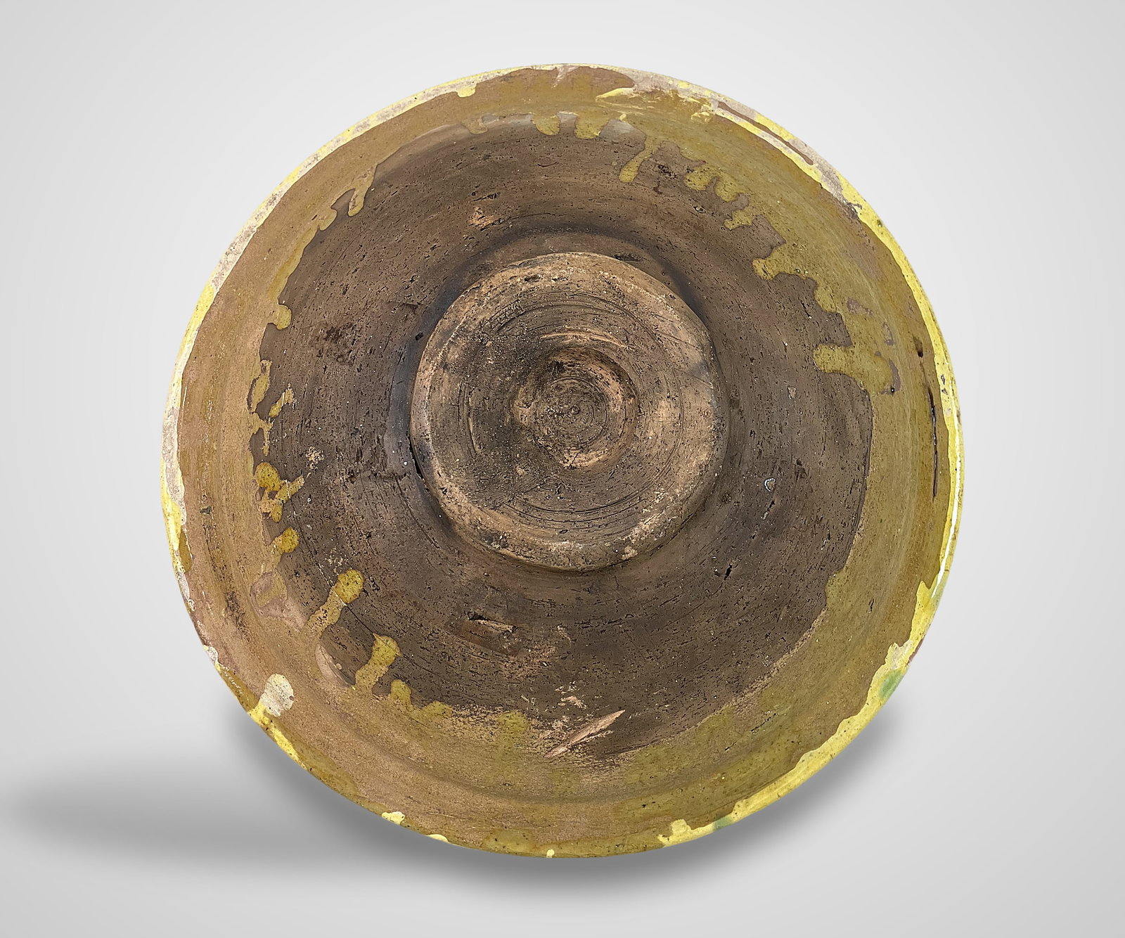 Early American Slip Decorated Bowl - 8
