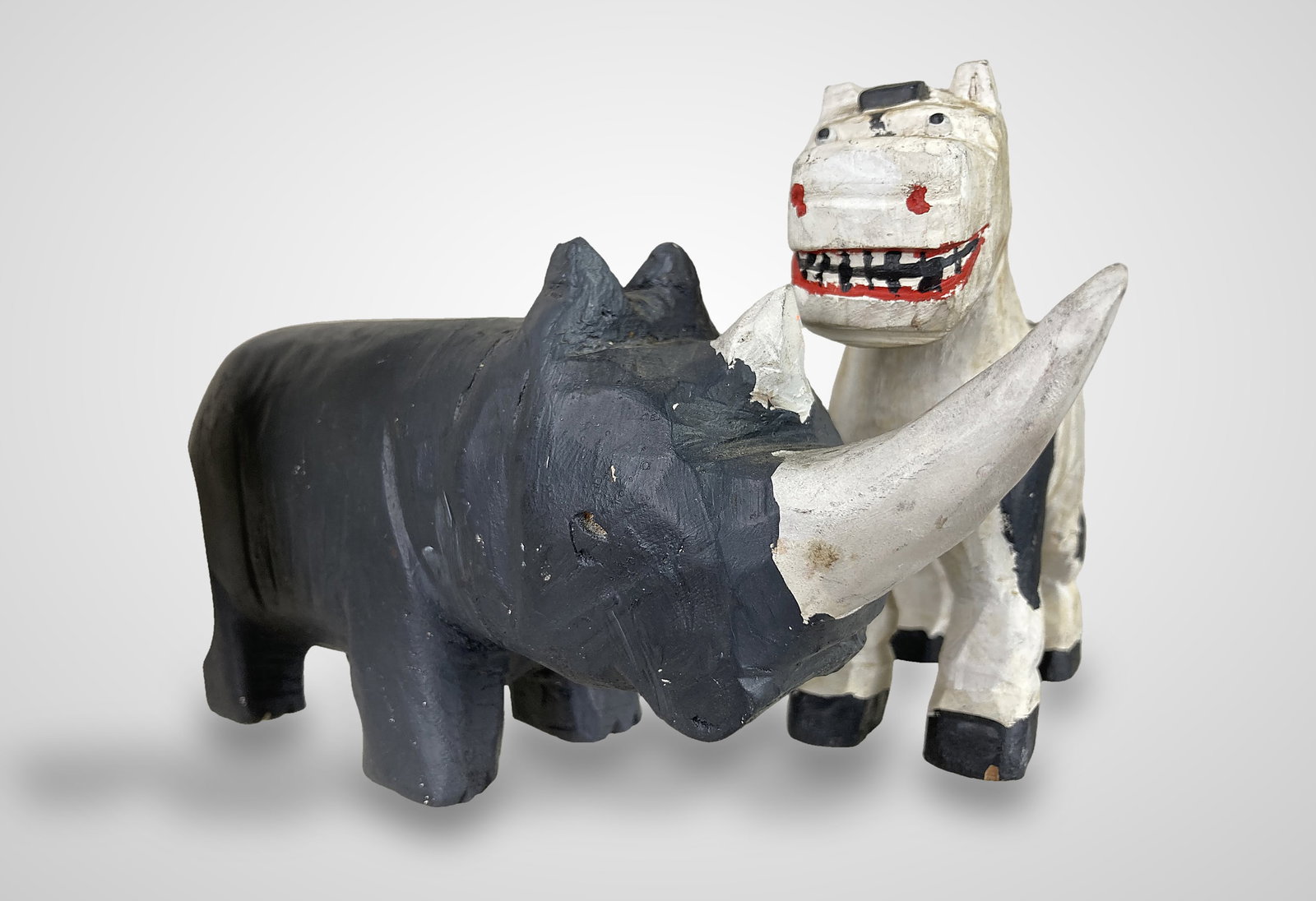 Folk Art Carved Animal Figures - 4