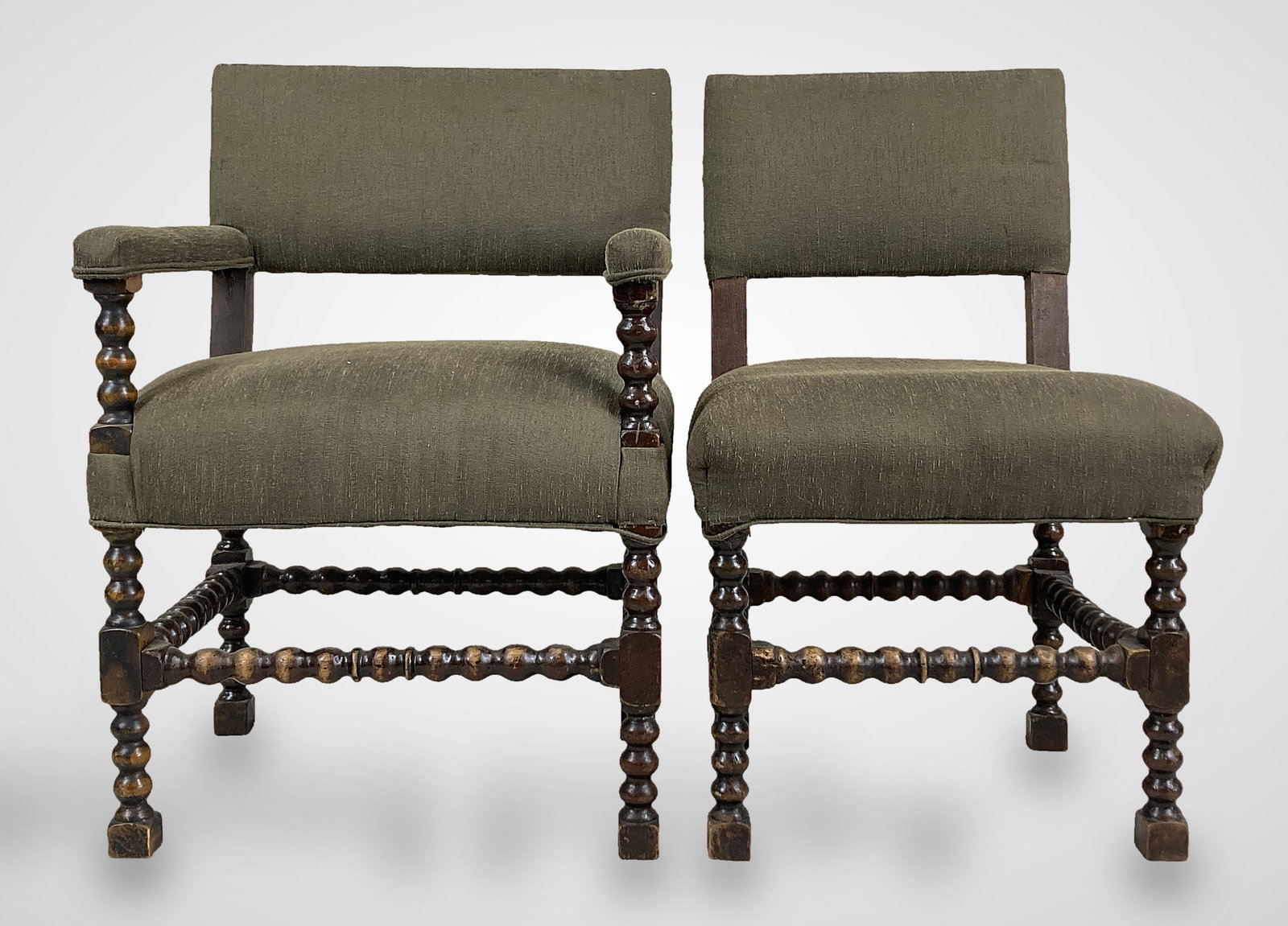 Set of Six Baroque Style Dining Chairs - 2