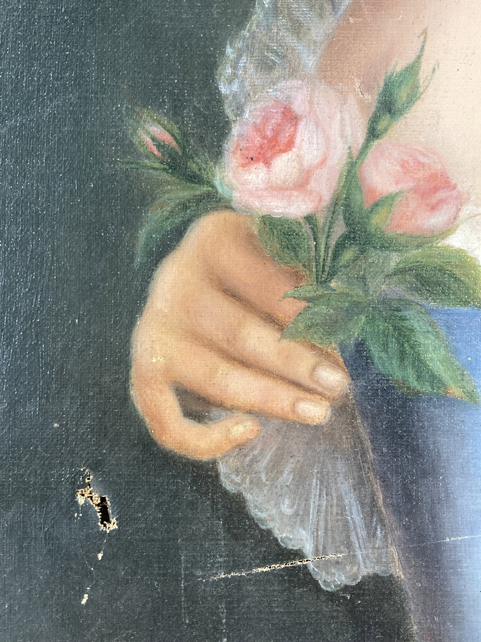 18th Century American School Portrait of Woman - 4