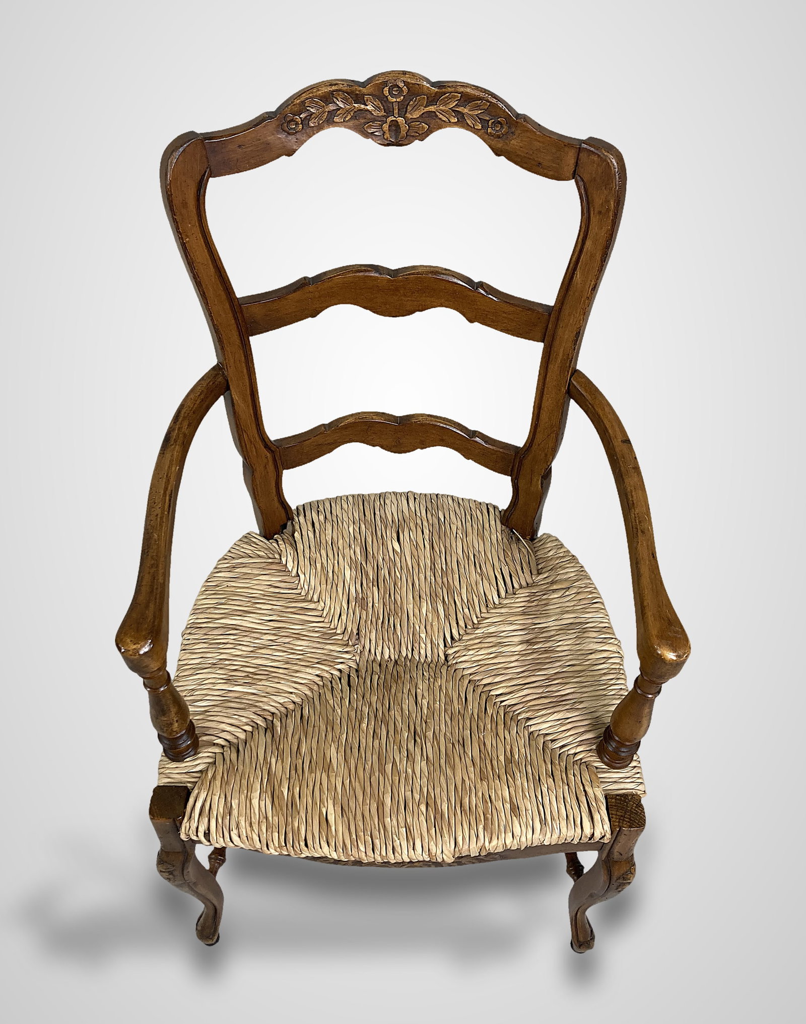 Pair of French Country Armchairs - 2