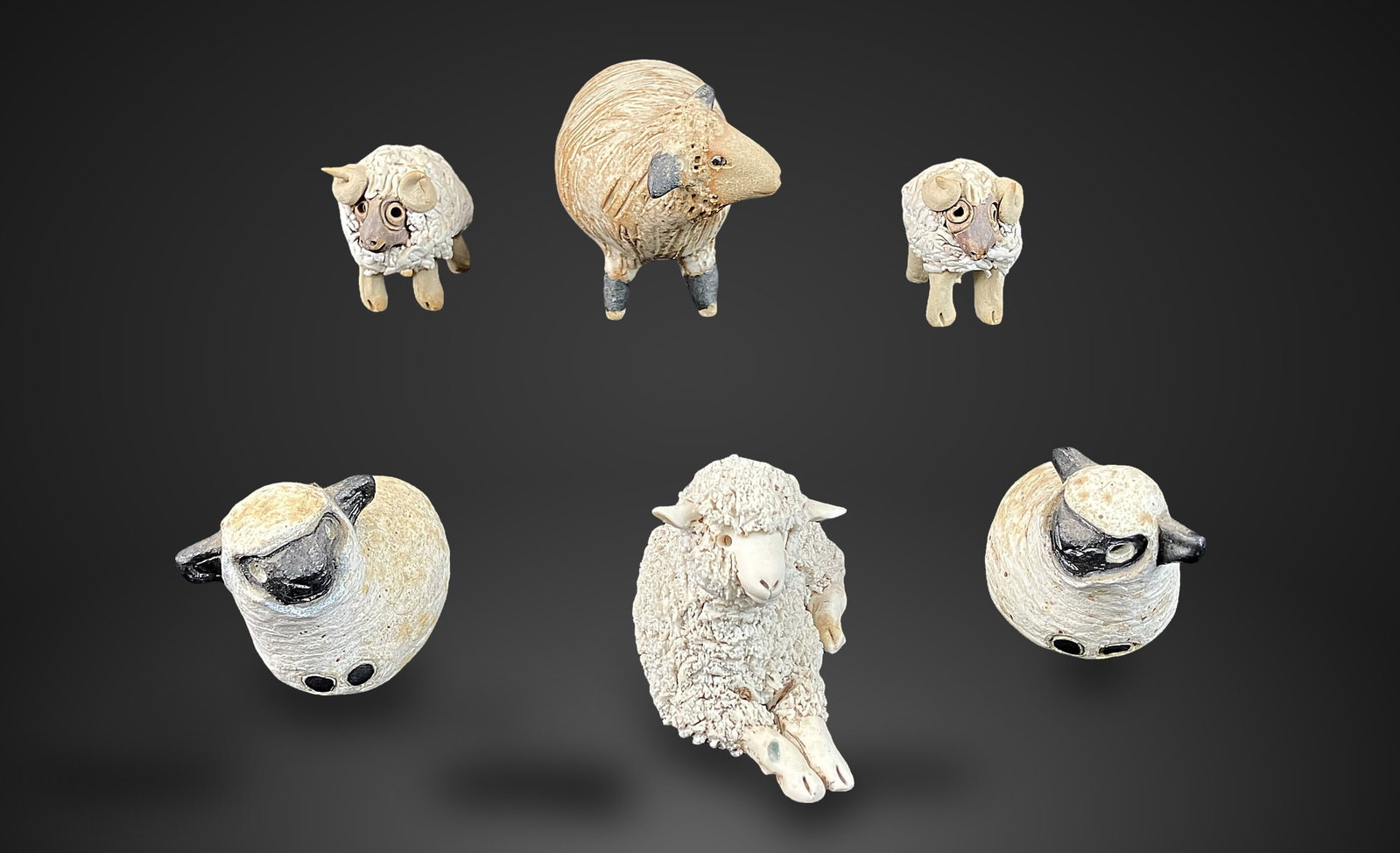 Studio Pottery Sheep - 5