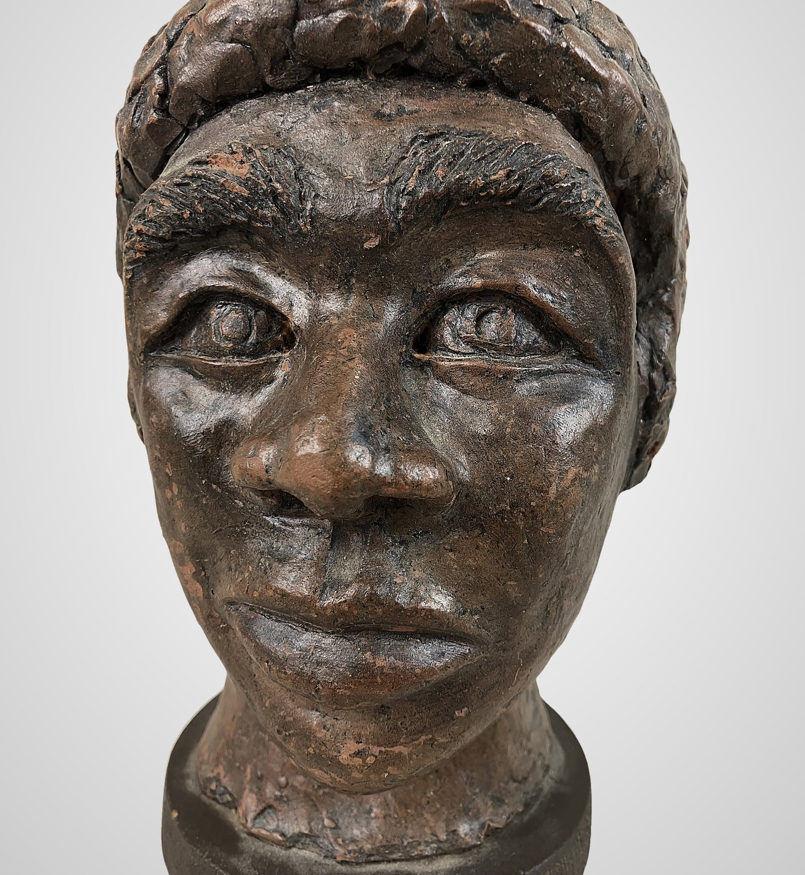 African American Man Bust - 2