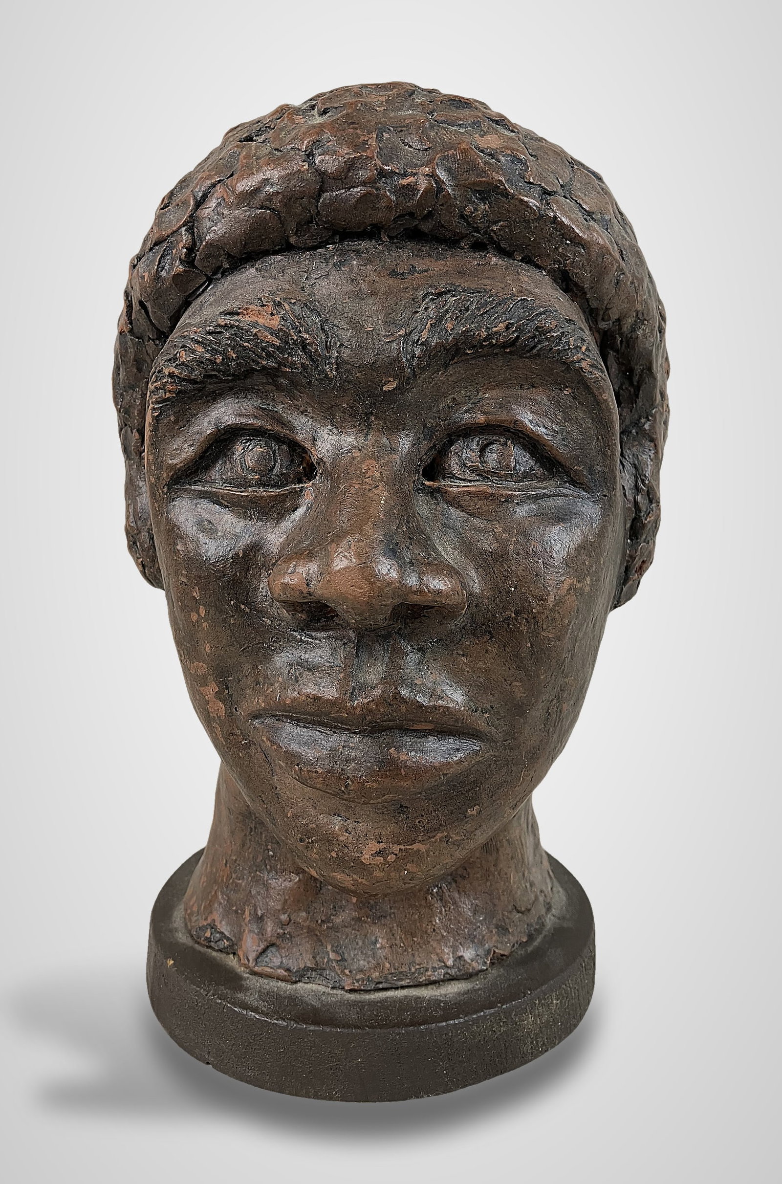 African American Man Bust - 7