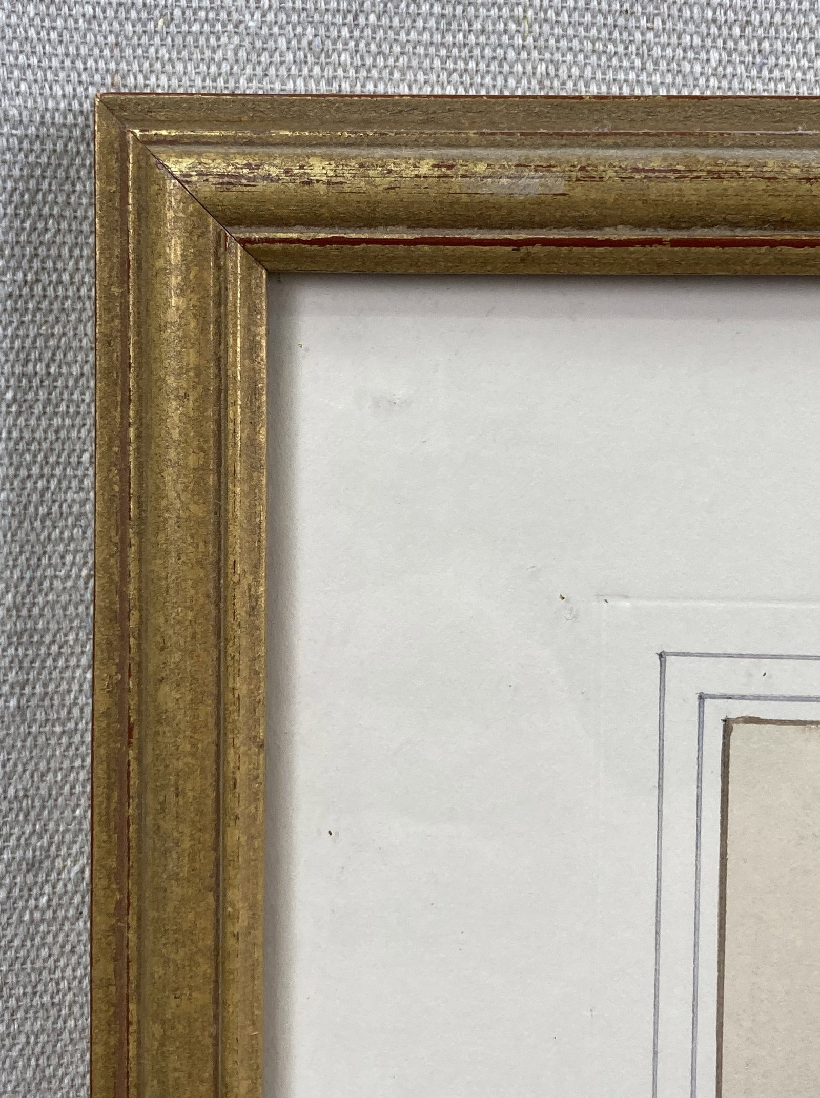 Mid-Century Modern, Forest Landscape, Signed Mixed Media Painting - 5