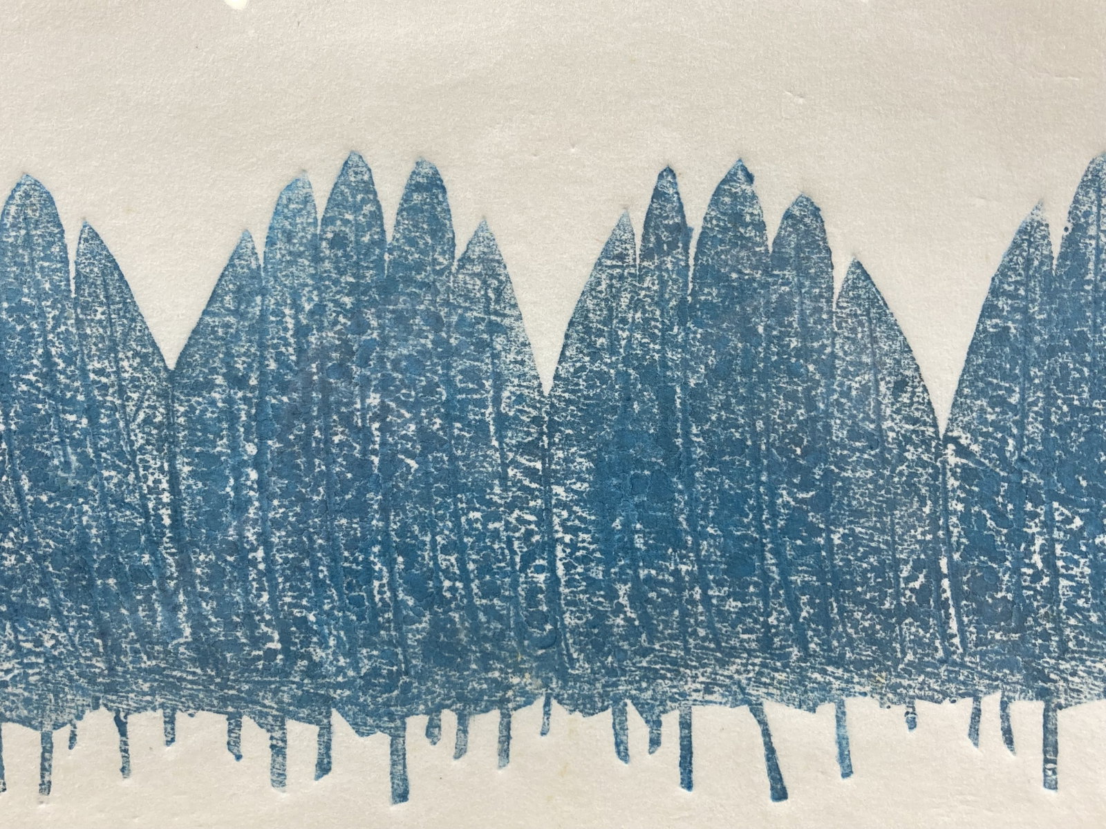 Douglas Powers, Flannery O'Connor's Treelines #14, Block Print - 5