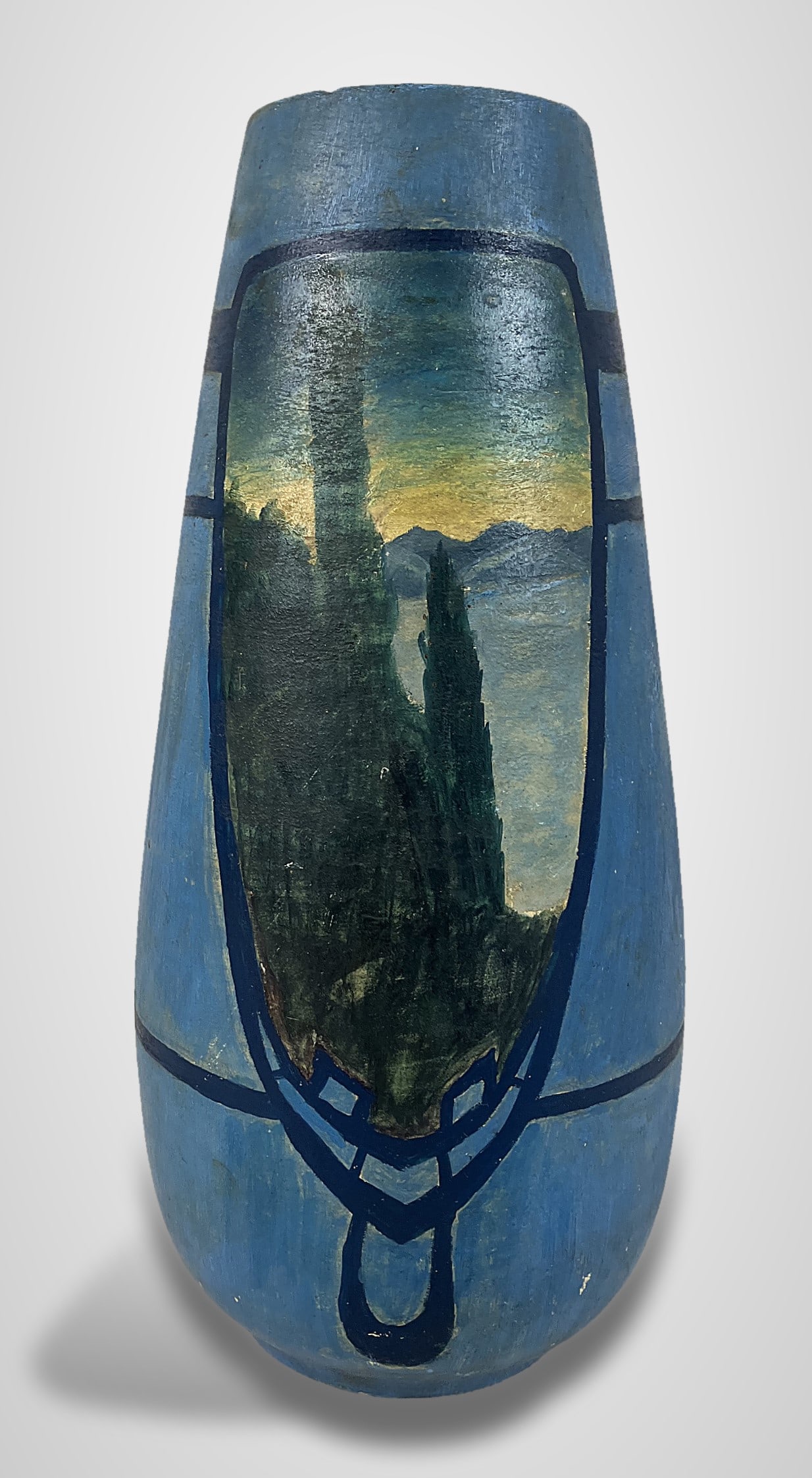 Arts and Crafts Decorated Vase - 3
