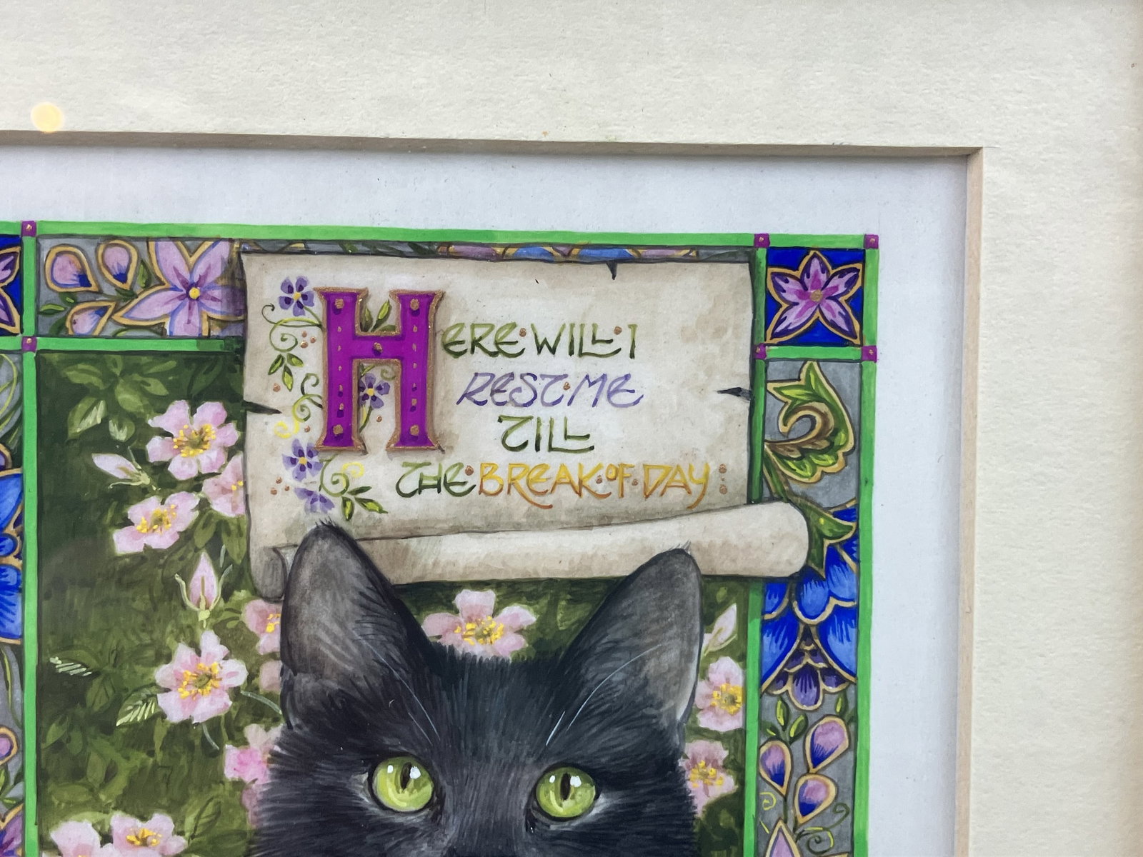 Debby Faulkner-Stevens, Cat Miniature, Painting - 3