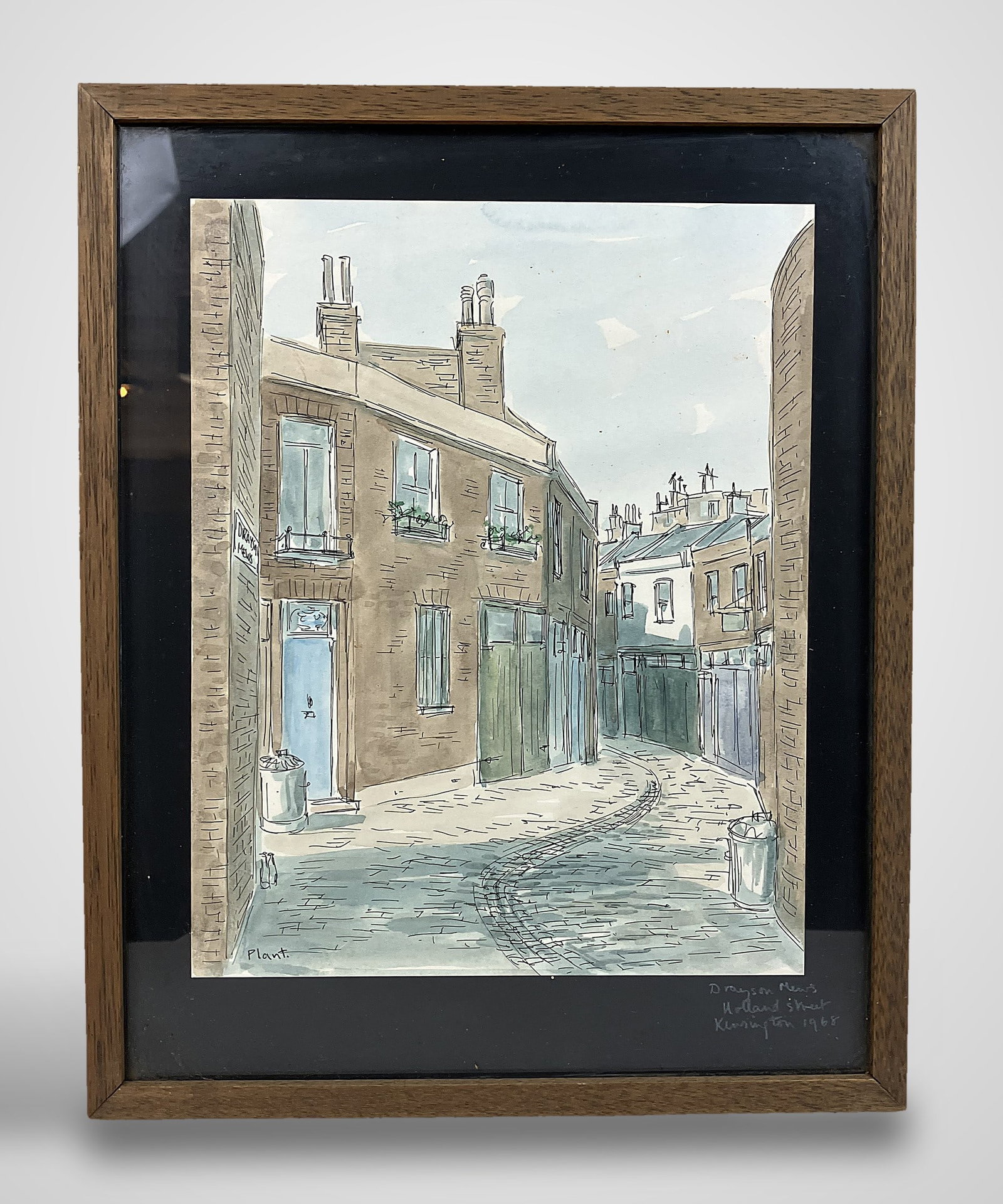 Three Pamela Plant English Cityscape Watercolors - 2