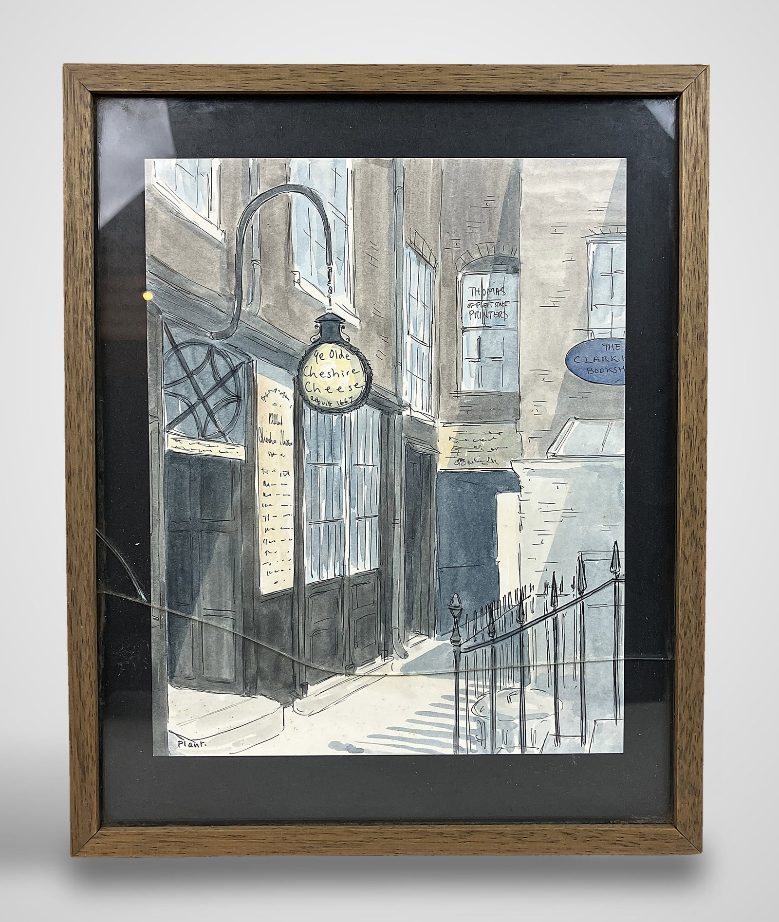 Three Pamela Plant English Cityscape Watercolors - 5