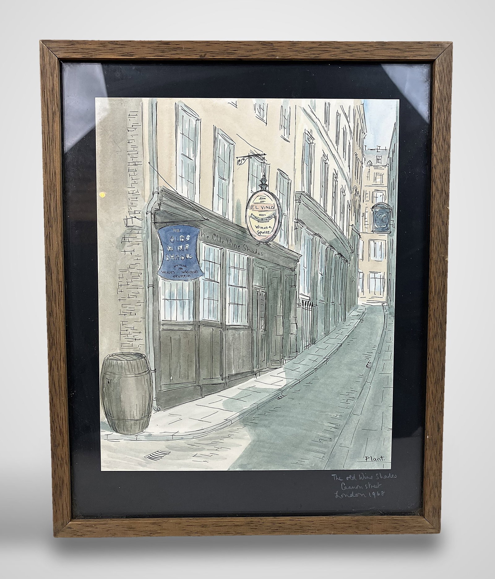 Three Pamela Plant English Cityscape Watercolors - 8