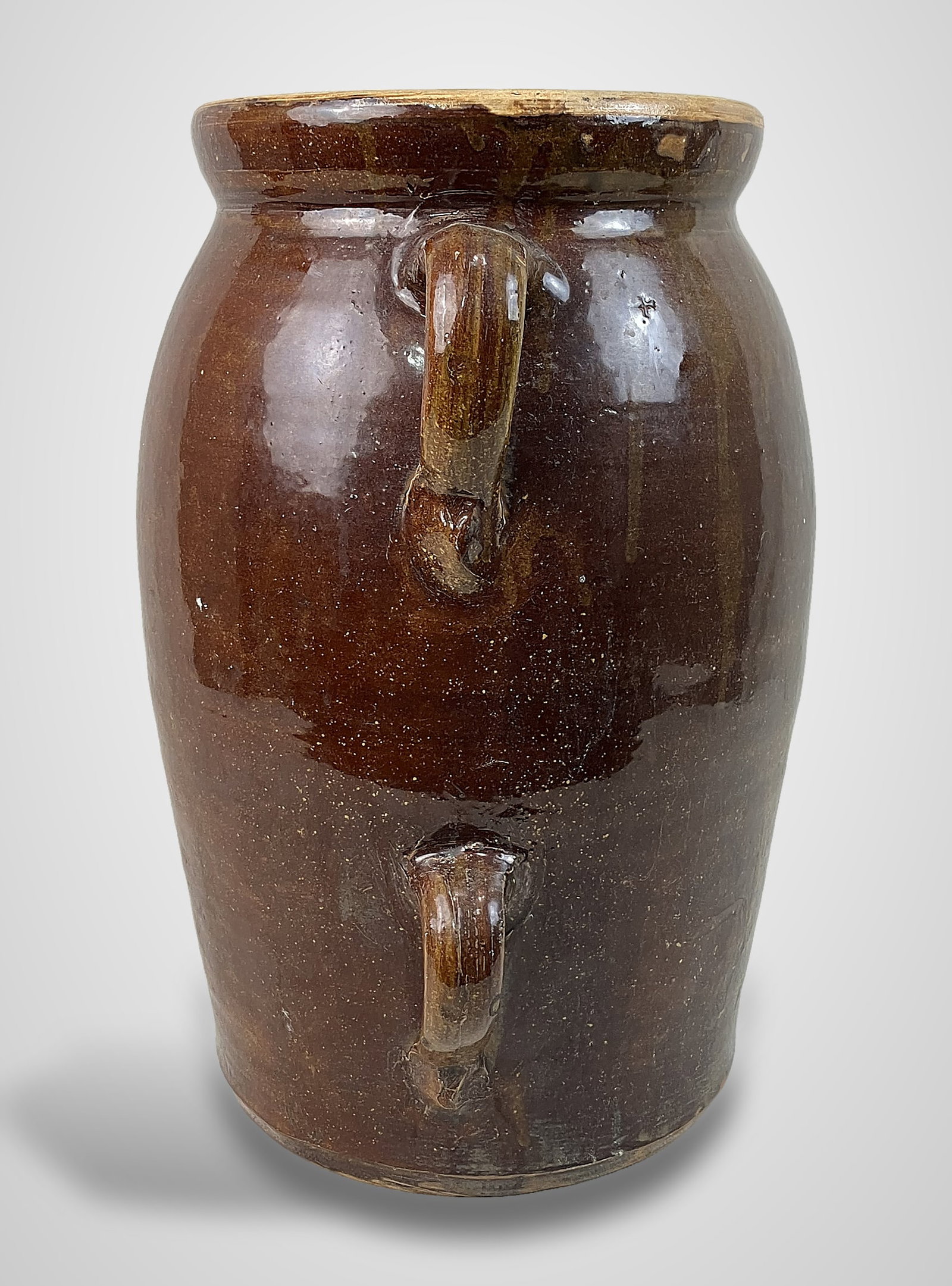 Albany Slip Stoneware Crock - 4