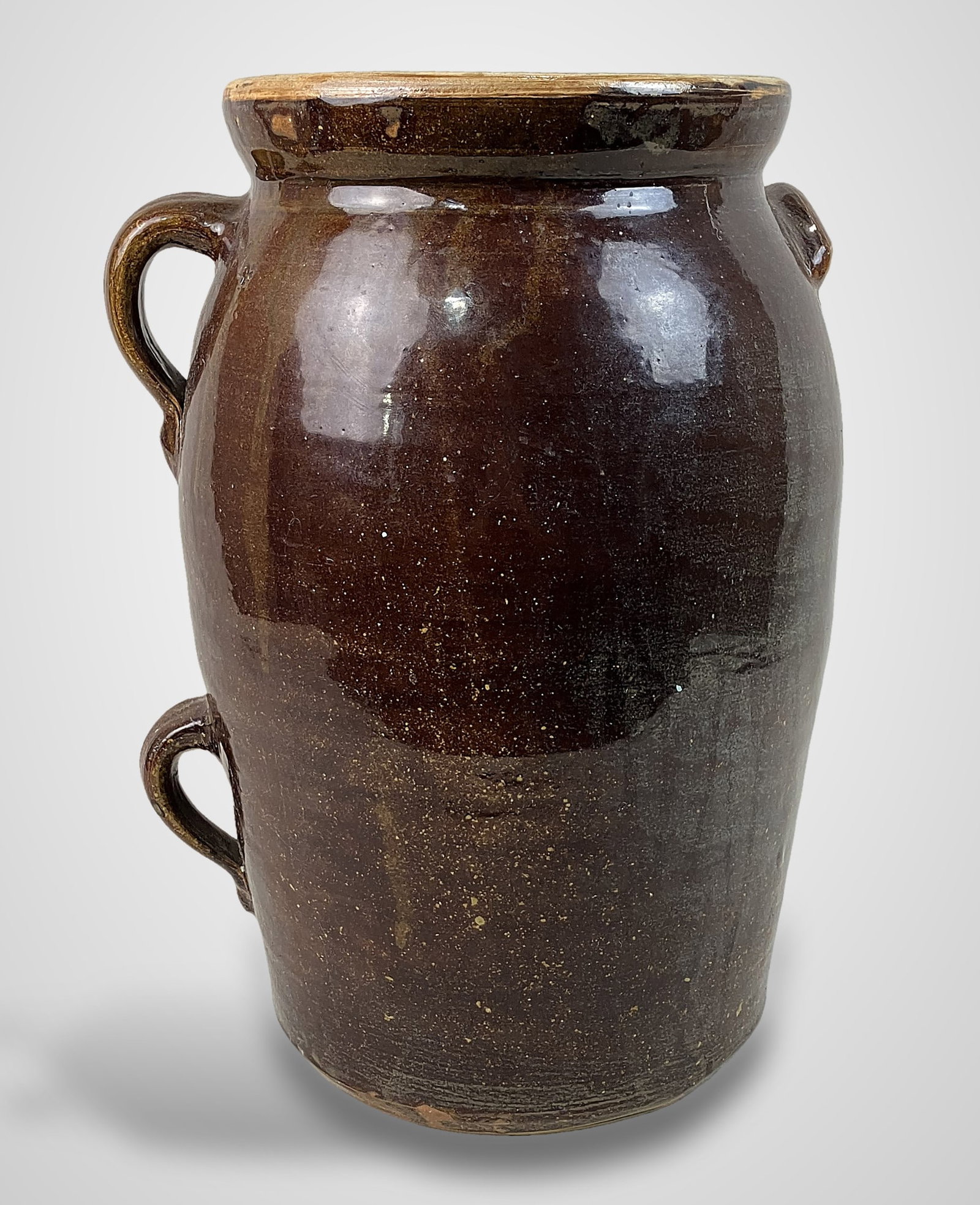Albany Slip Stoneware Crock - 6