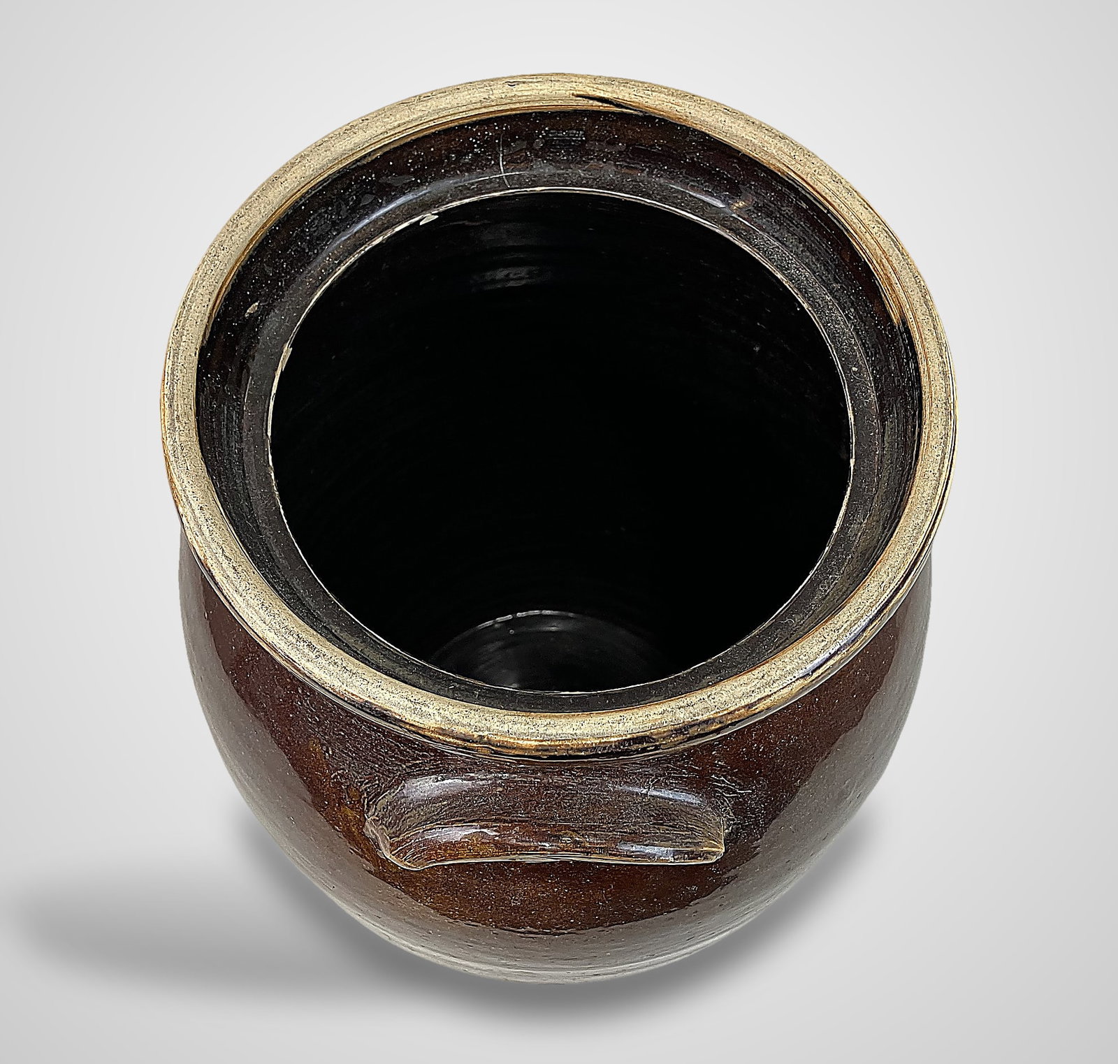 Albany Slip Stoneware Crock - 9