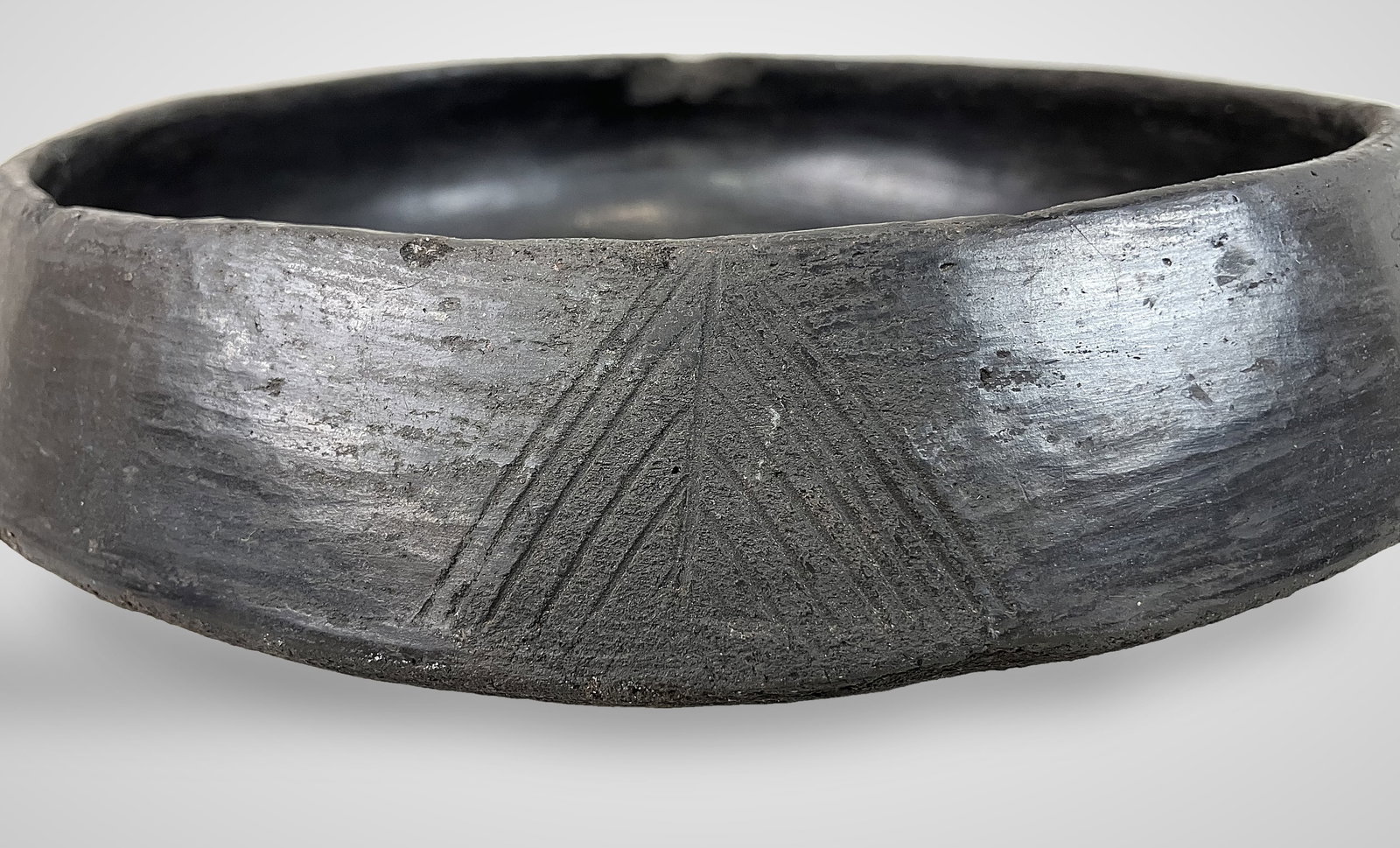 Native American Blackware Bowl - 2