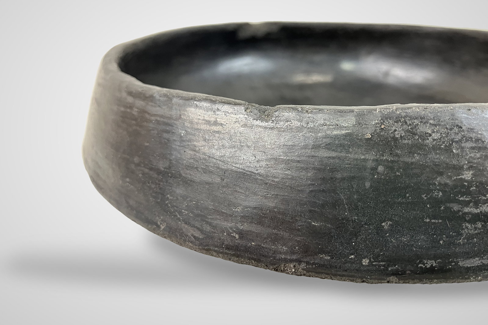 Native American Blackware Bowl - 7