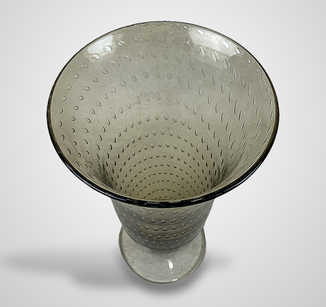 Mid-Century Modern Art Glass Vase - 3