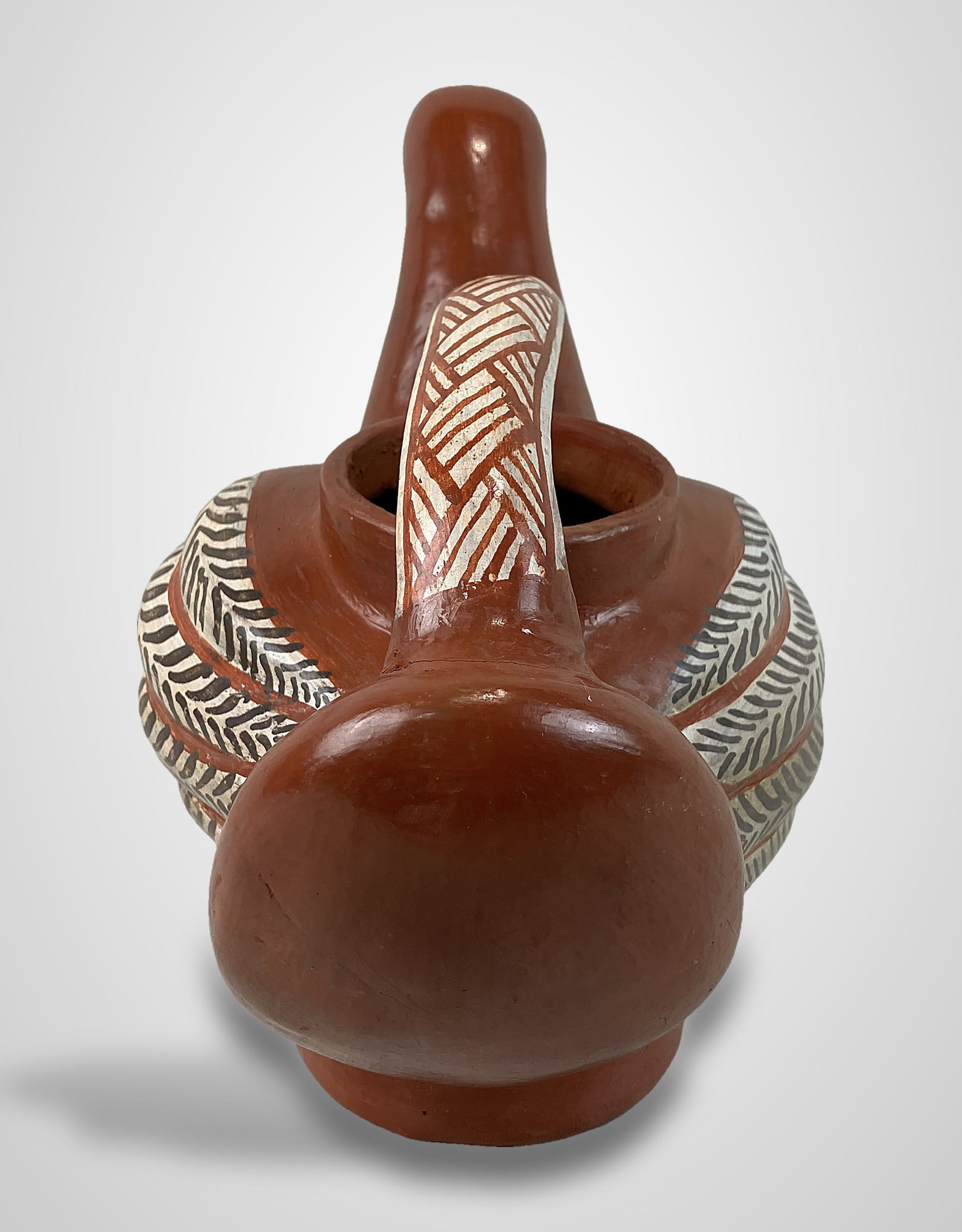Mexican Folk Pottery Bird Jug - 5