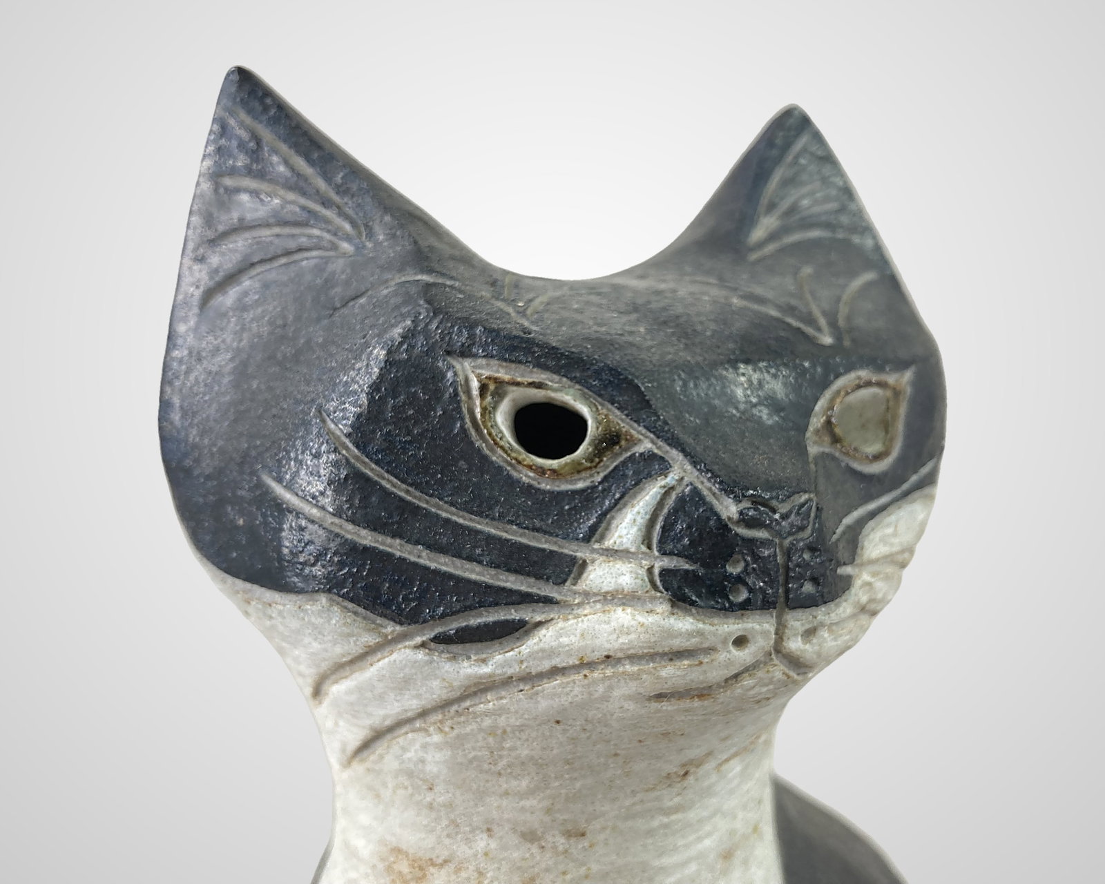 Rosemary Wren Stoneware Cat Sculptures - 6
