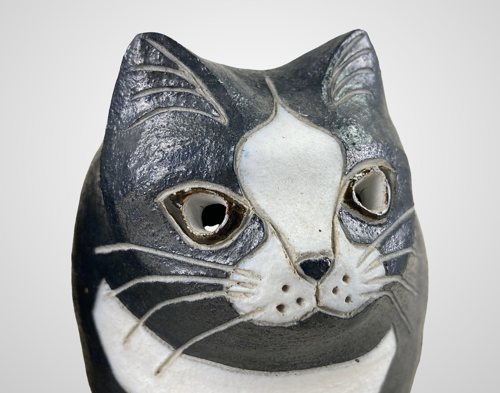 Rosemary Wren Stoneware Cat Sculptures - 7