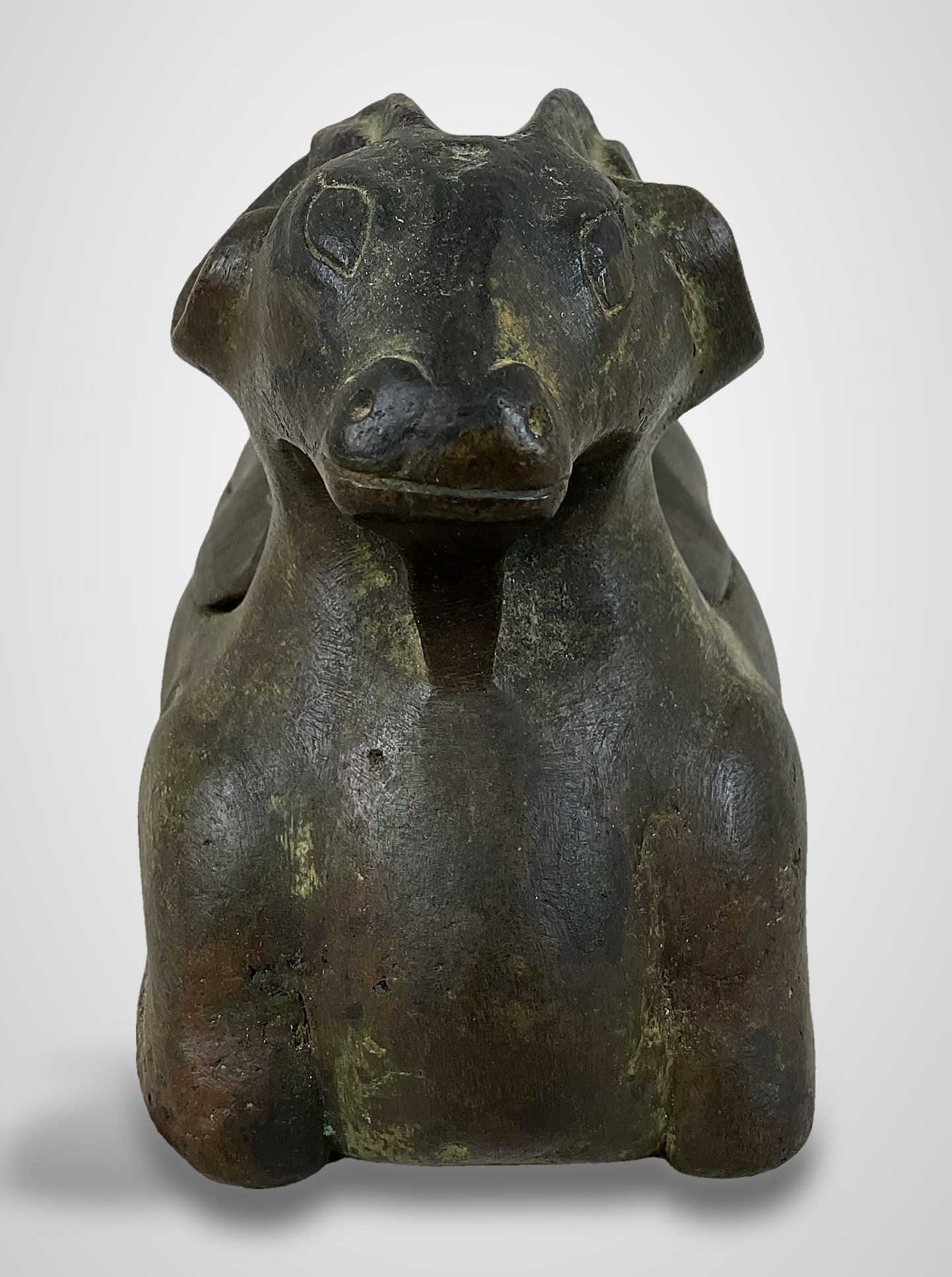 Chinese Bronze Ram Oil Lamp - 6