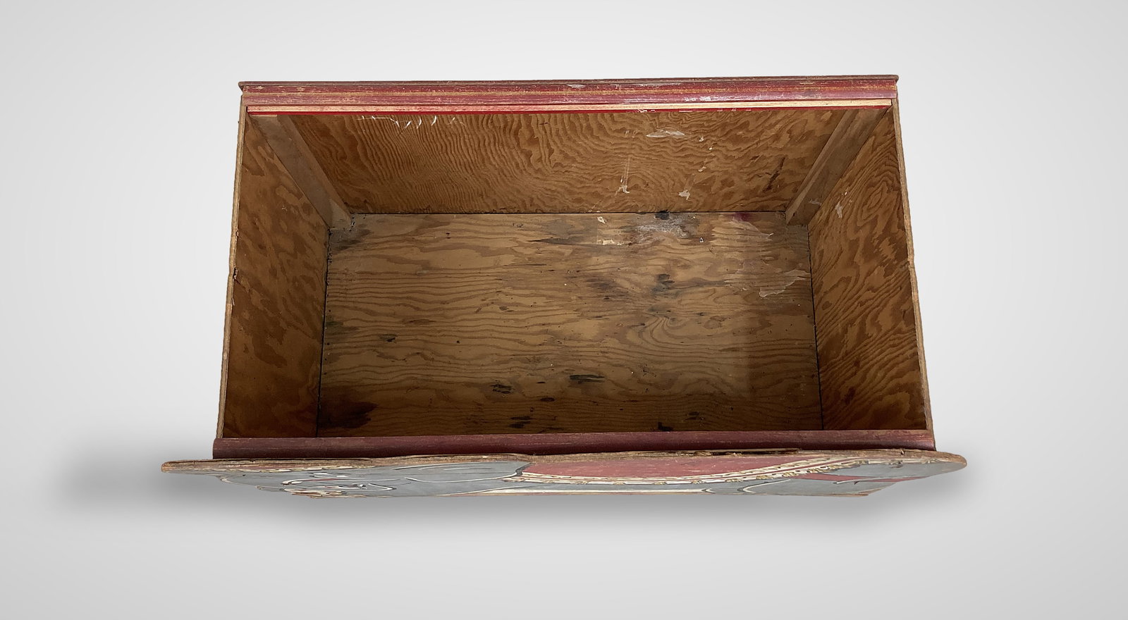 Painted Elephant Toy Chest - 3