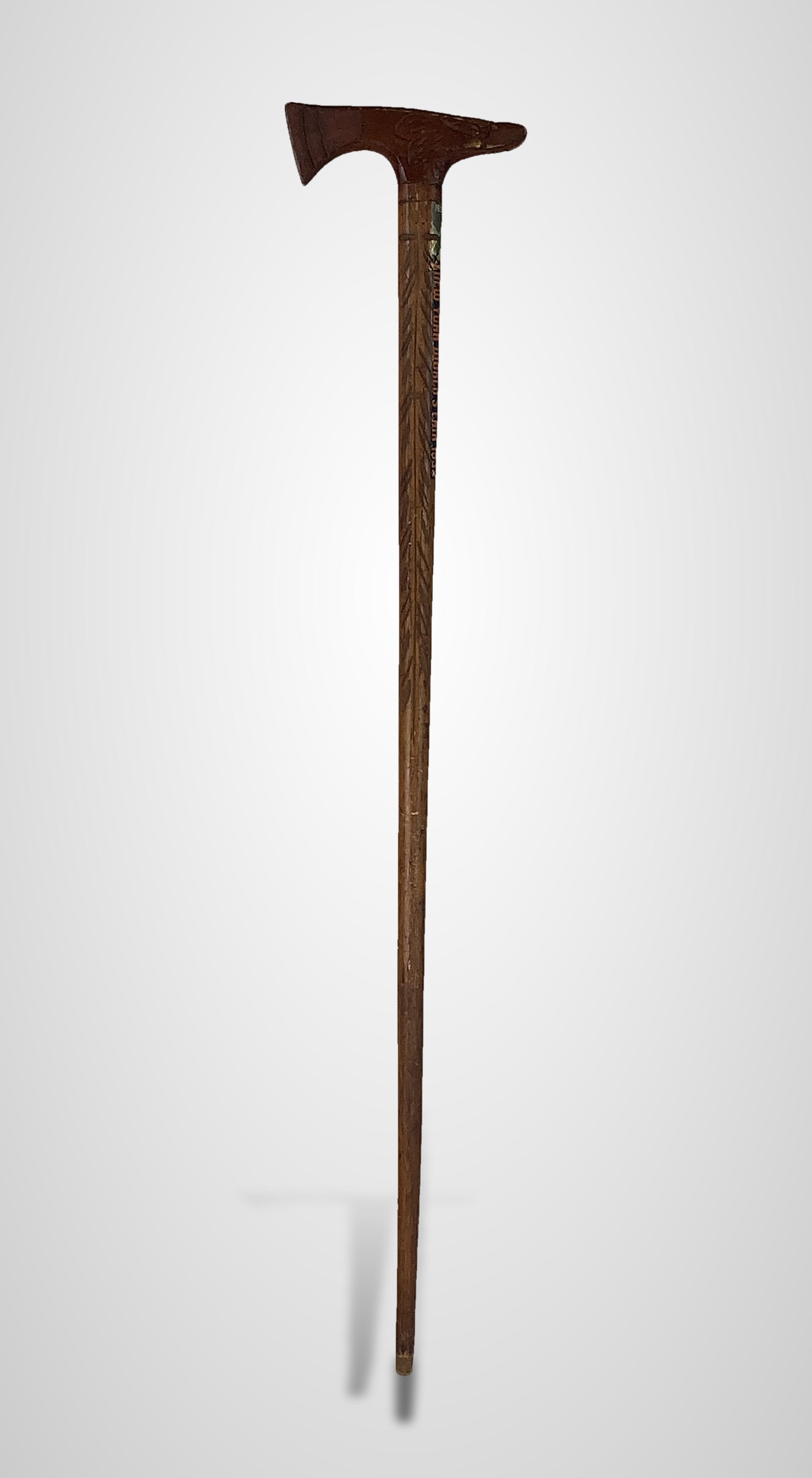 1939 New York World's Fair Souvenir Tomahawk Cane - 2