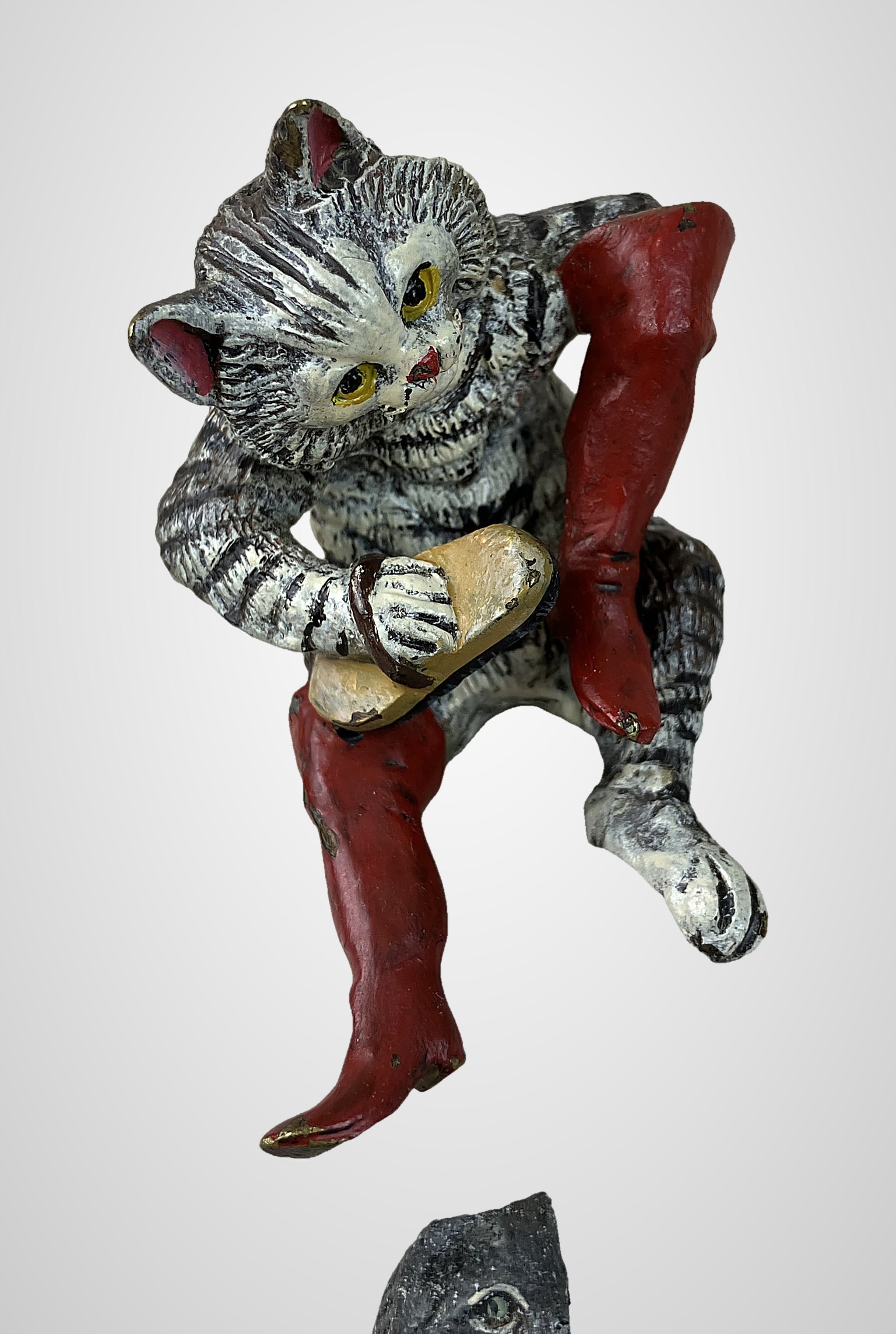 Cold Painted Bronze Miniature Cats Including Franz Bergman - 3