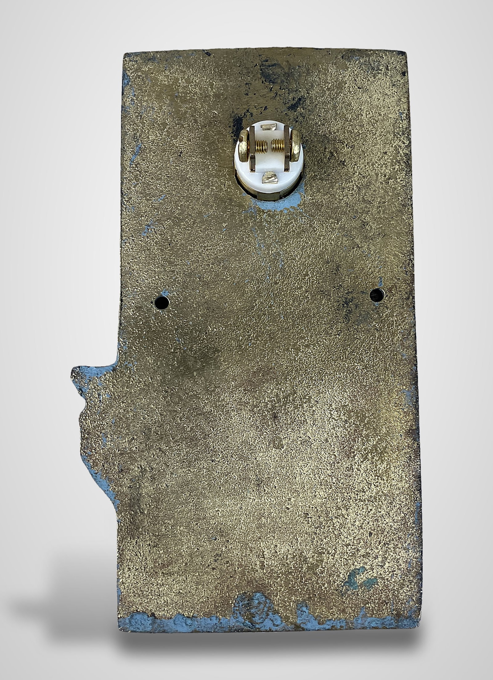 Art Nouveau Style Cat Brass Doorbell - 4