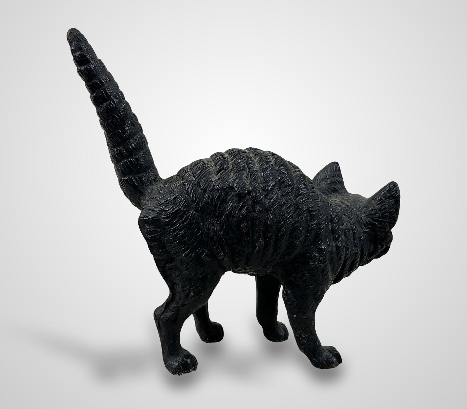 Austrian Cold Painted Bronze Cat - 6