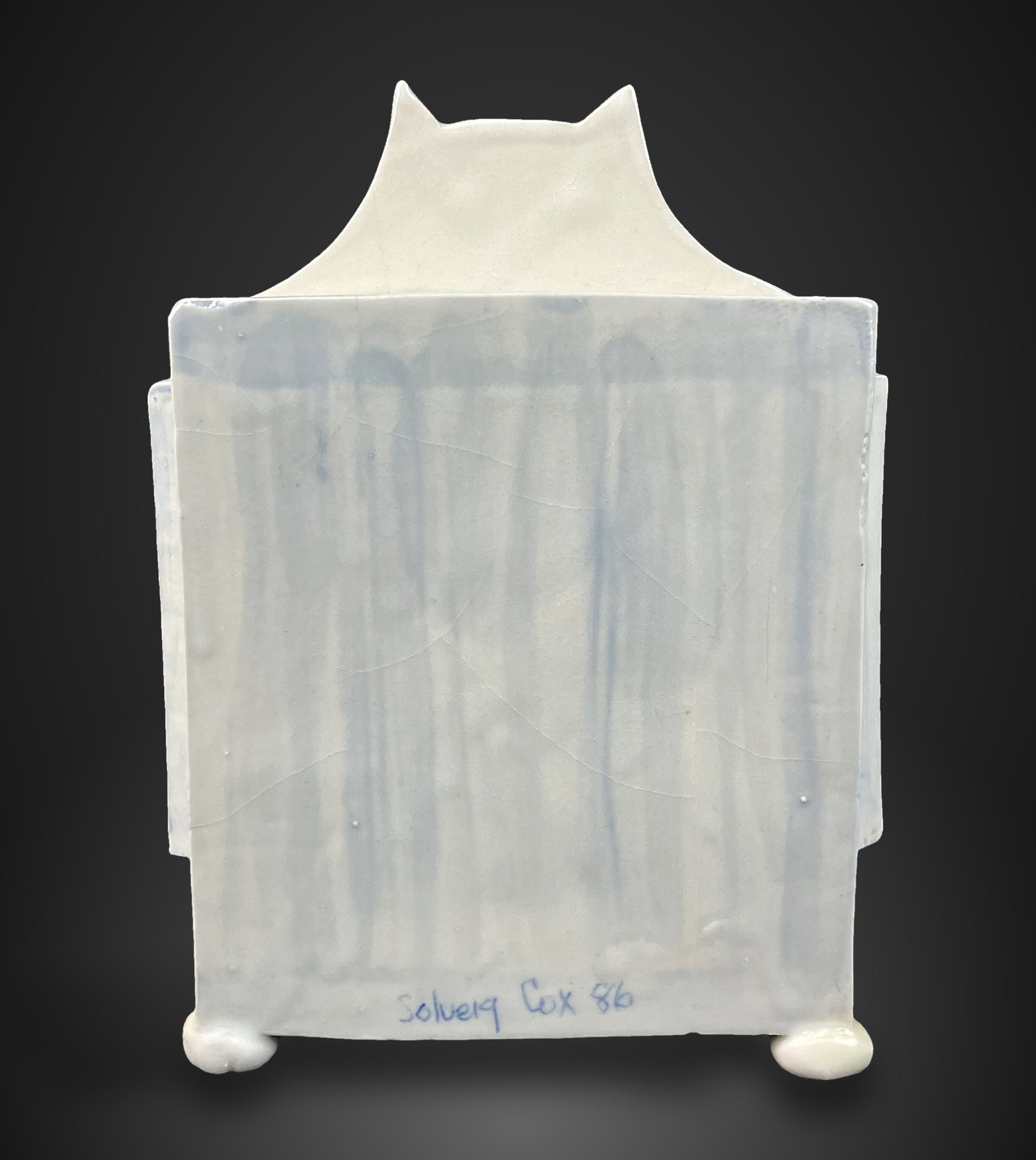 Solveig Cox Cat Pottery Cupboard - 6