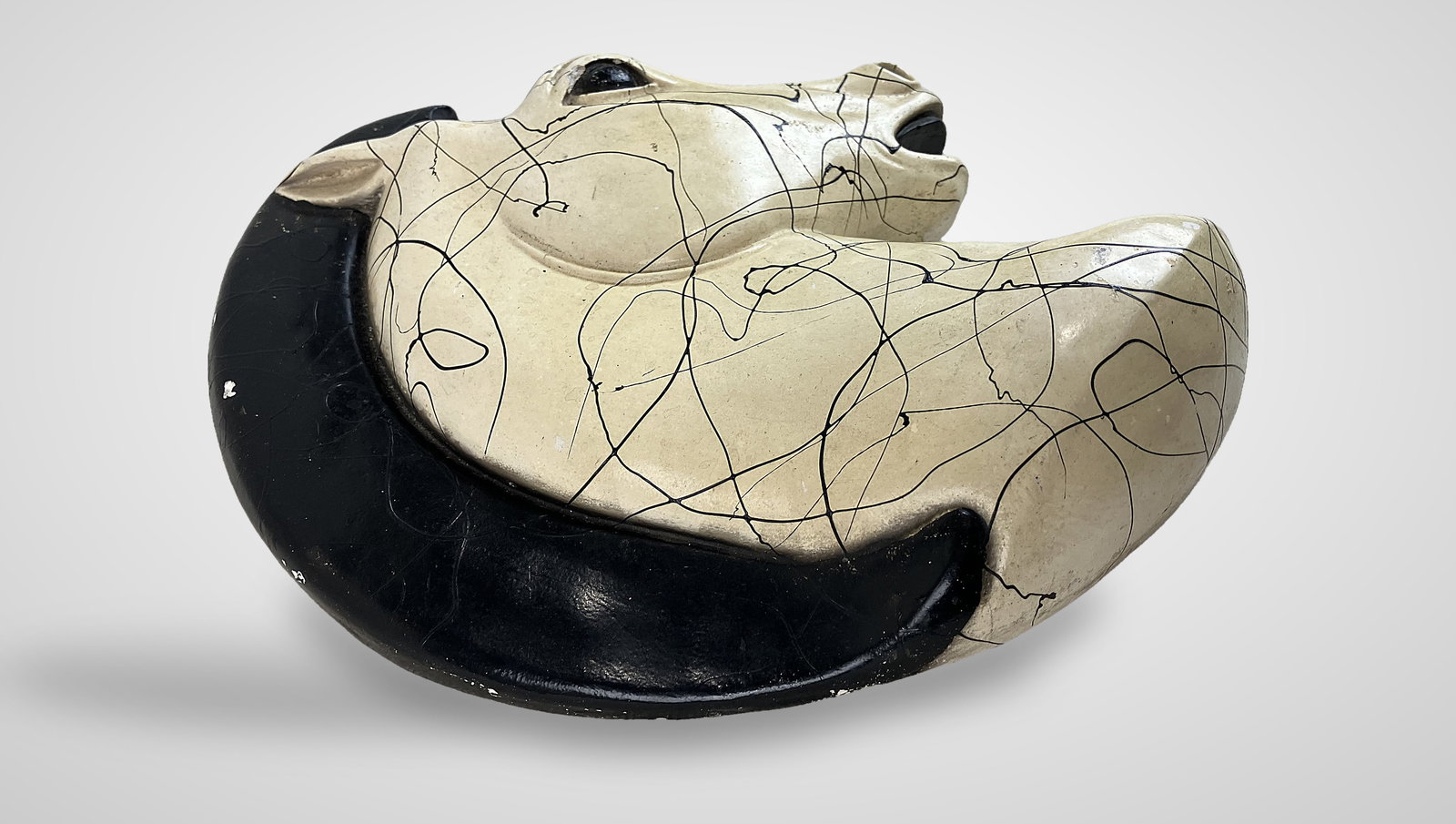 Mid-Century Modern Chalkware Horse Head - 3